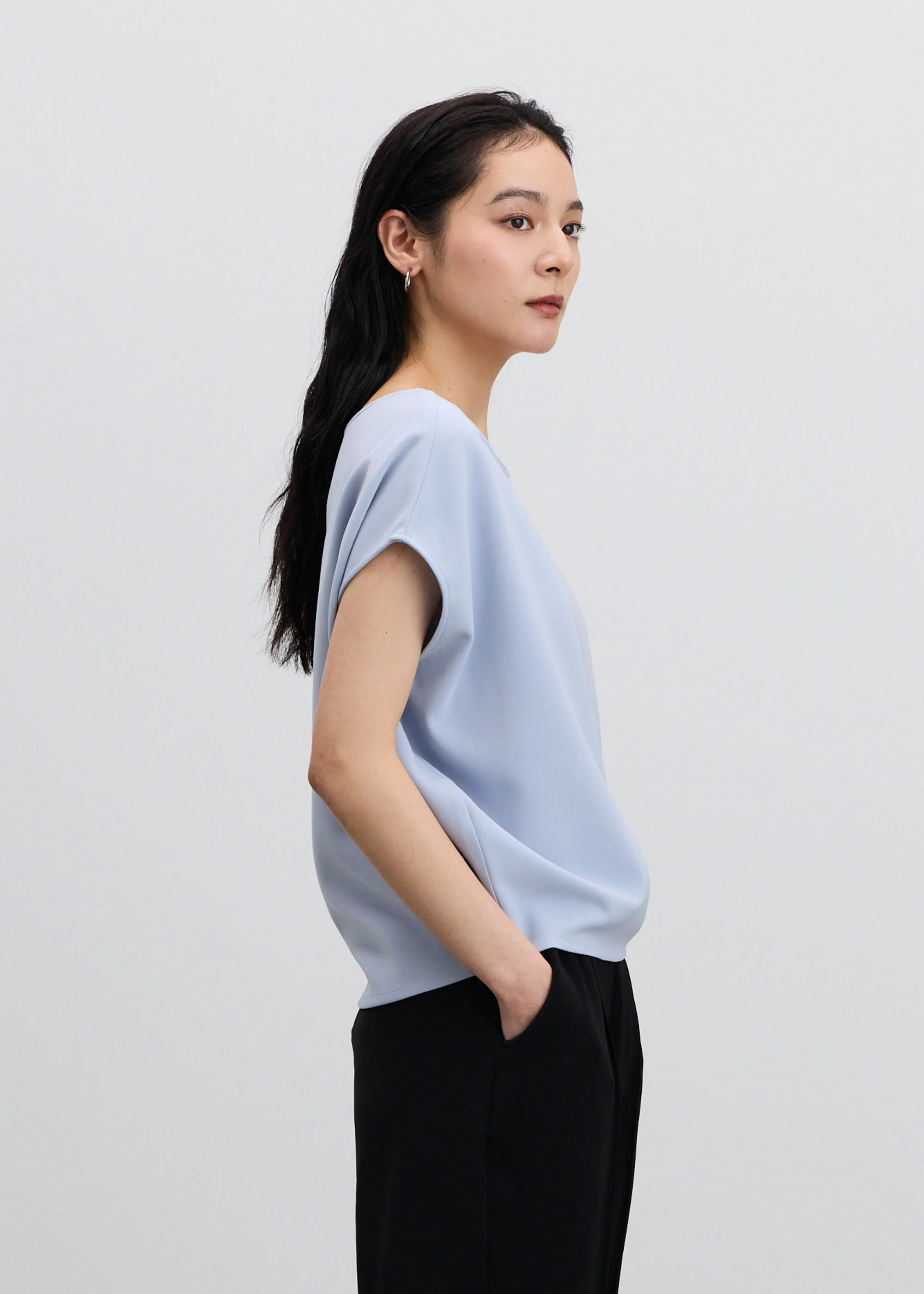 ショートスリーブコクーンブラウス - Image 11