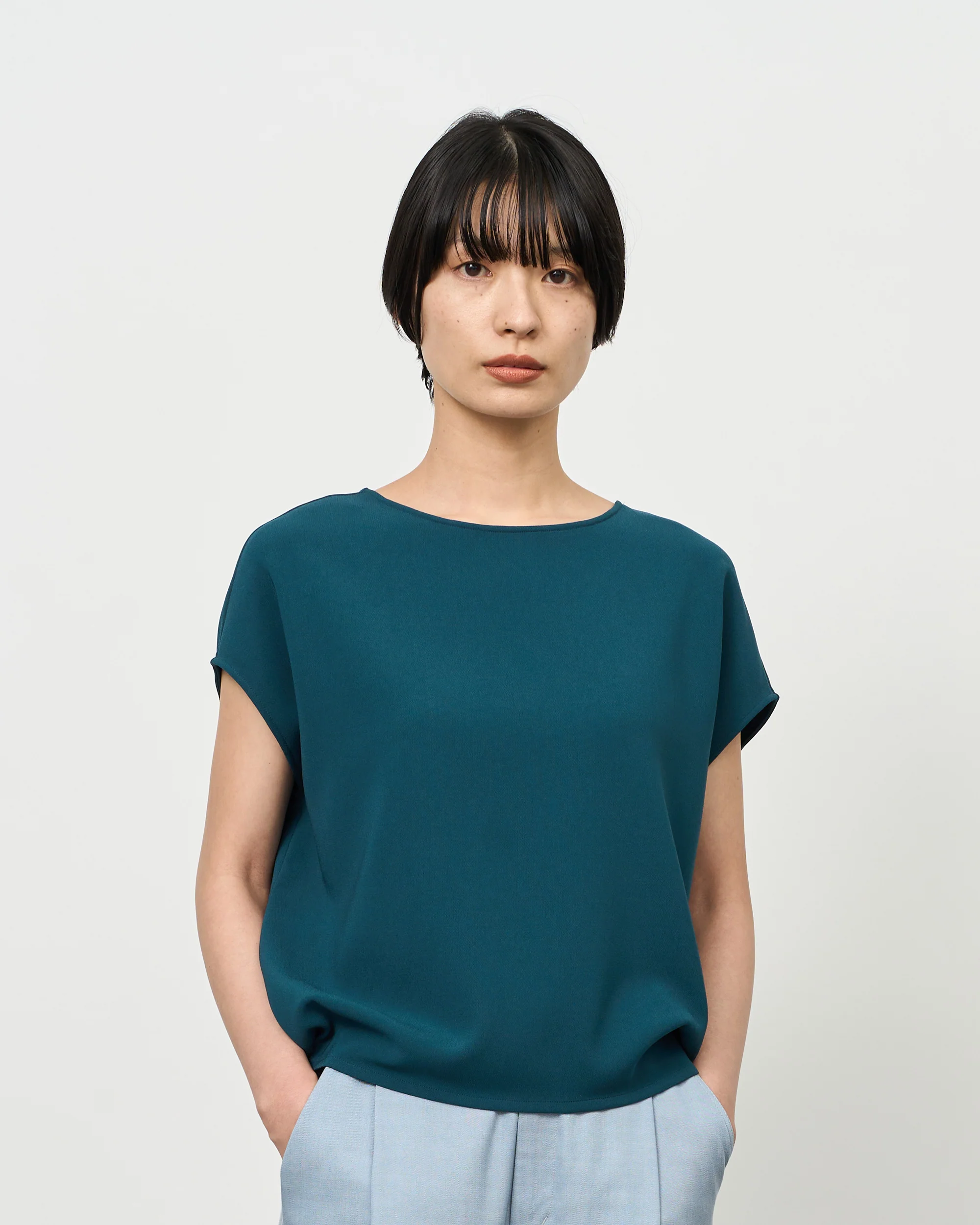 ショートスリーブコクーンブラウス - Image 11