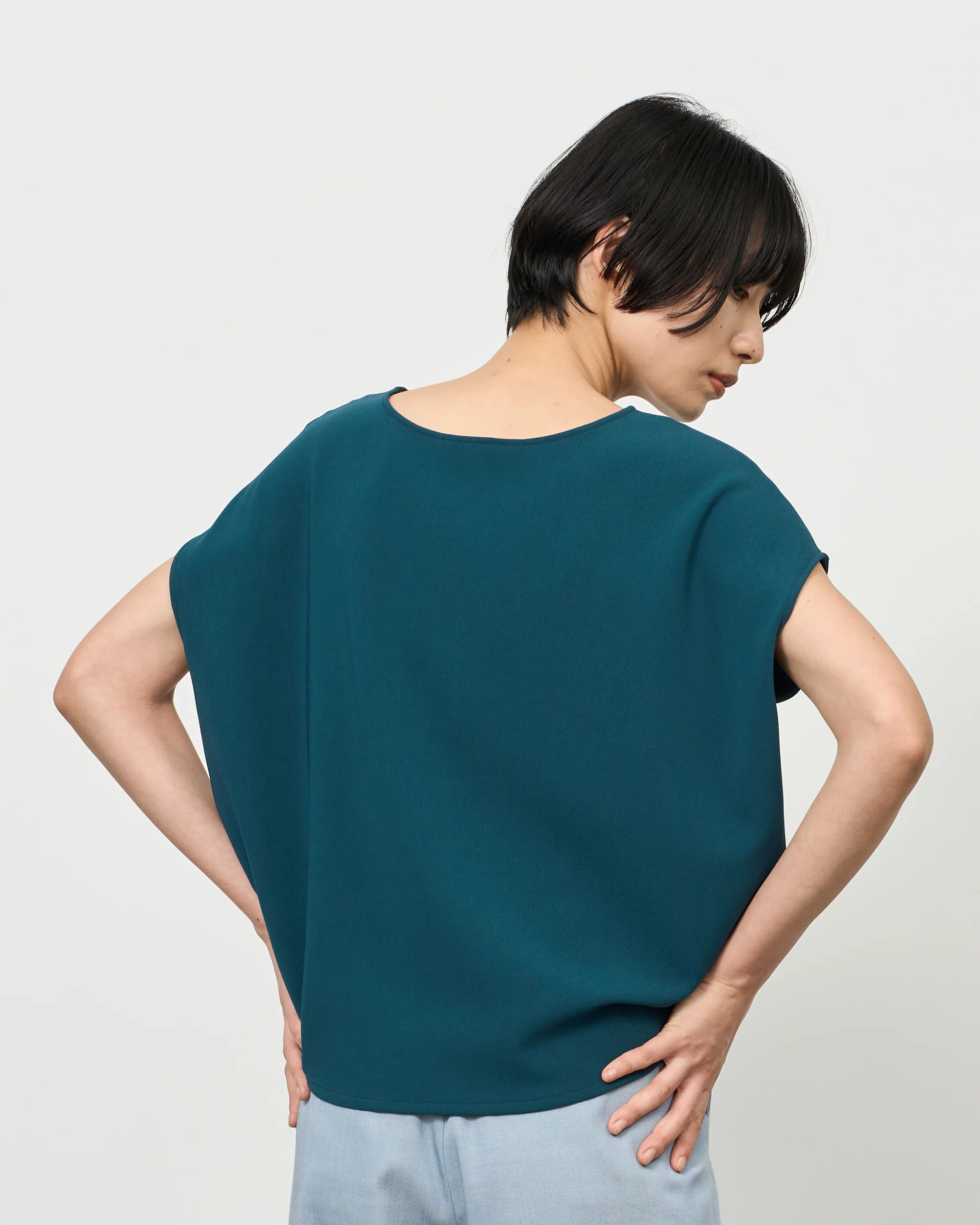 ショートスリーブコクーンブラウス - Image 13