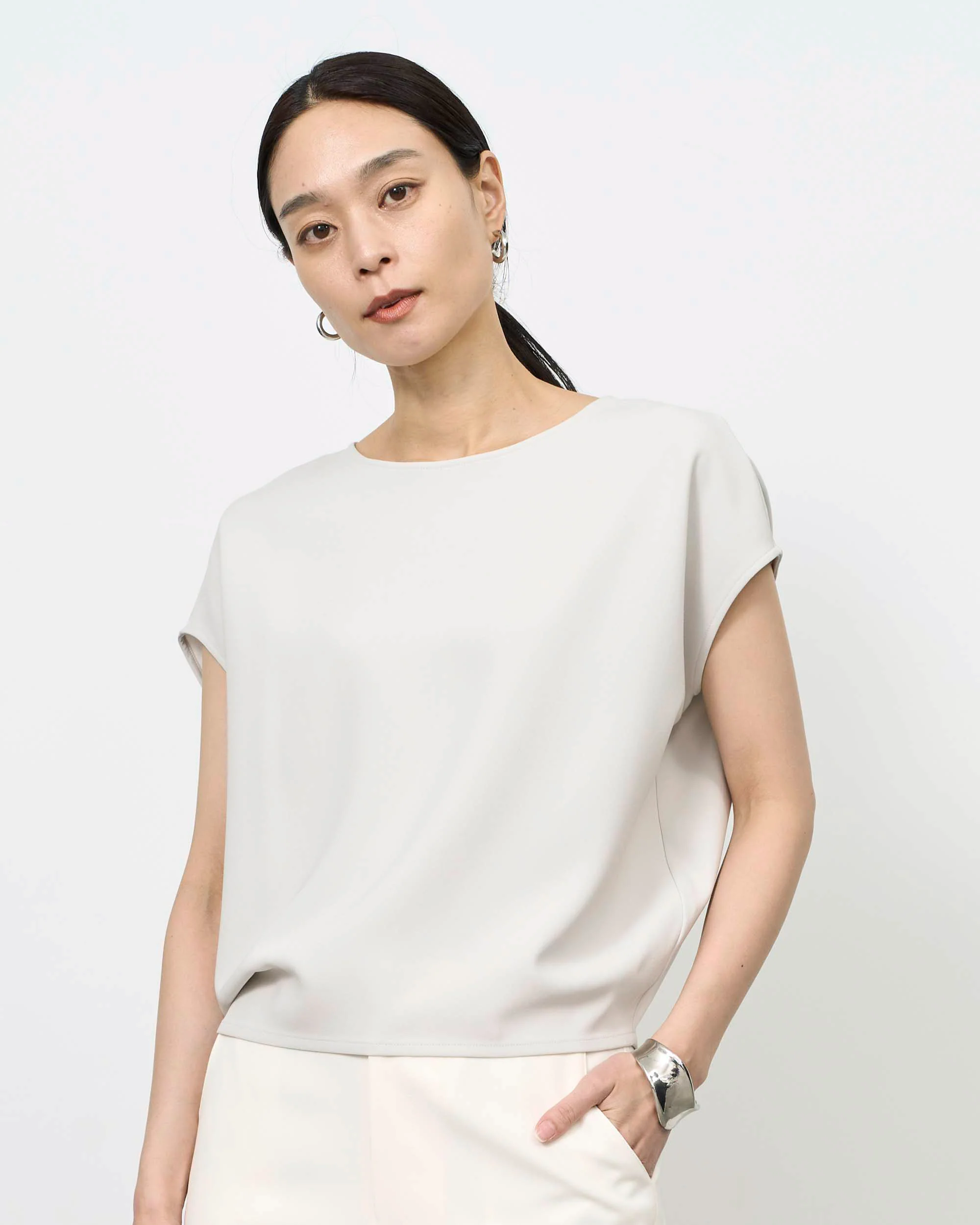 ショートスリーブコクーンブラウス - Image 19