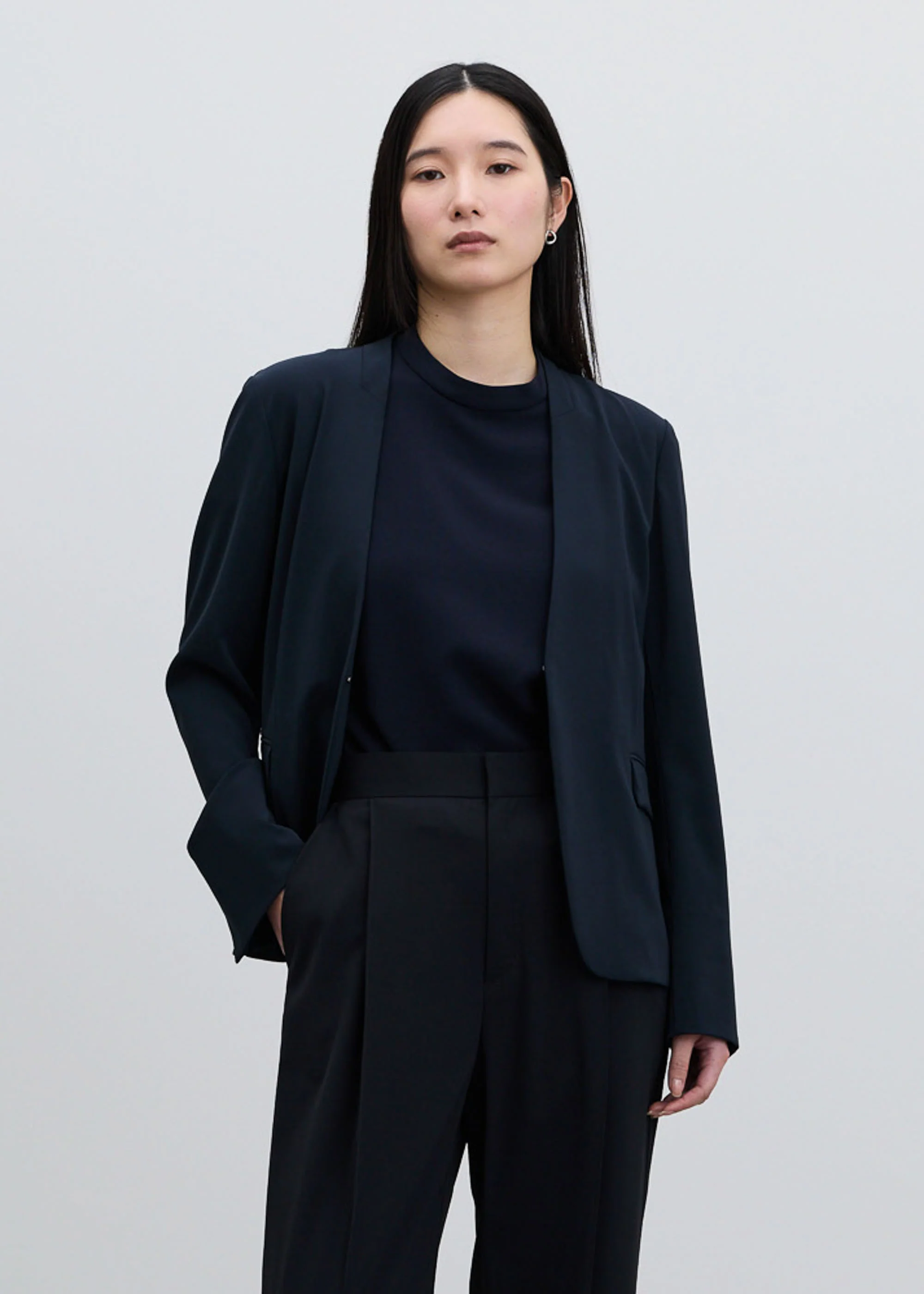 エアリーストレッチノーカラージャケット - Image 12
