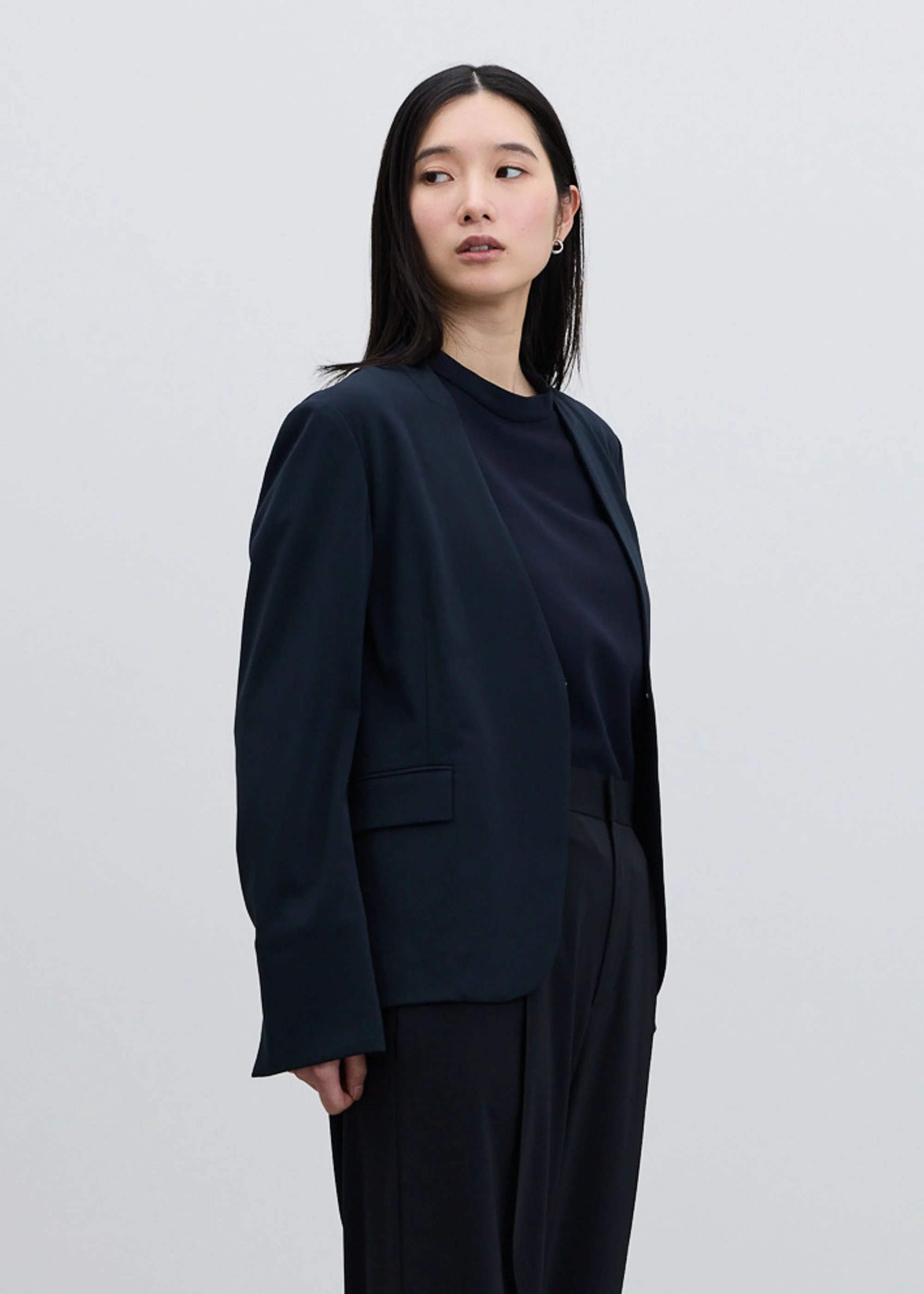 エアリーストレッチノーカラージャケット - Image 13