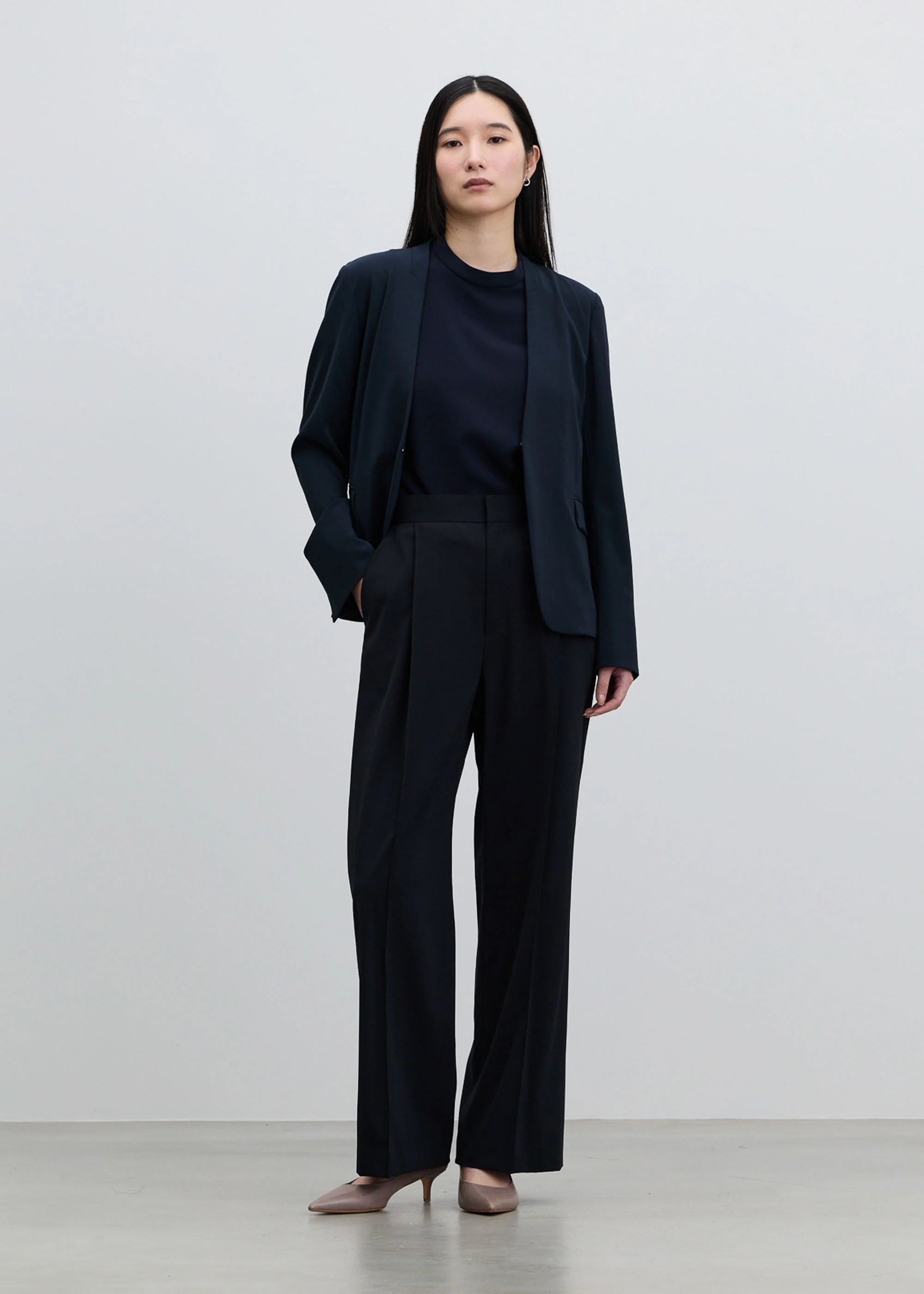 エアリーストレッチノーカラージャケット - Image 15