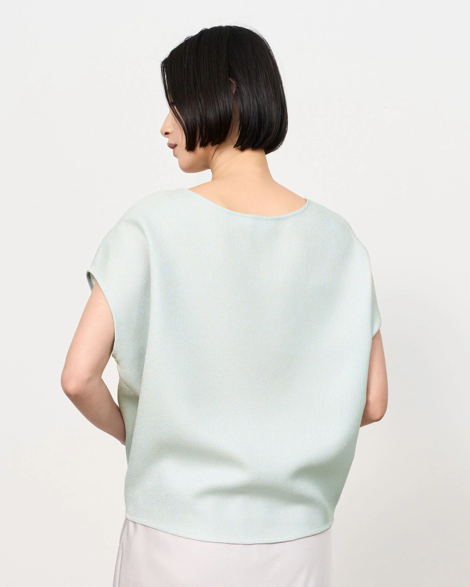 リネーラショートスリーブコクーンブラウス - Image 15