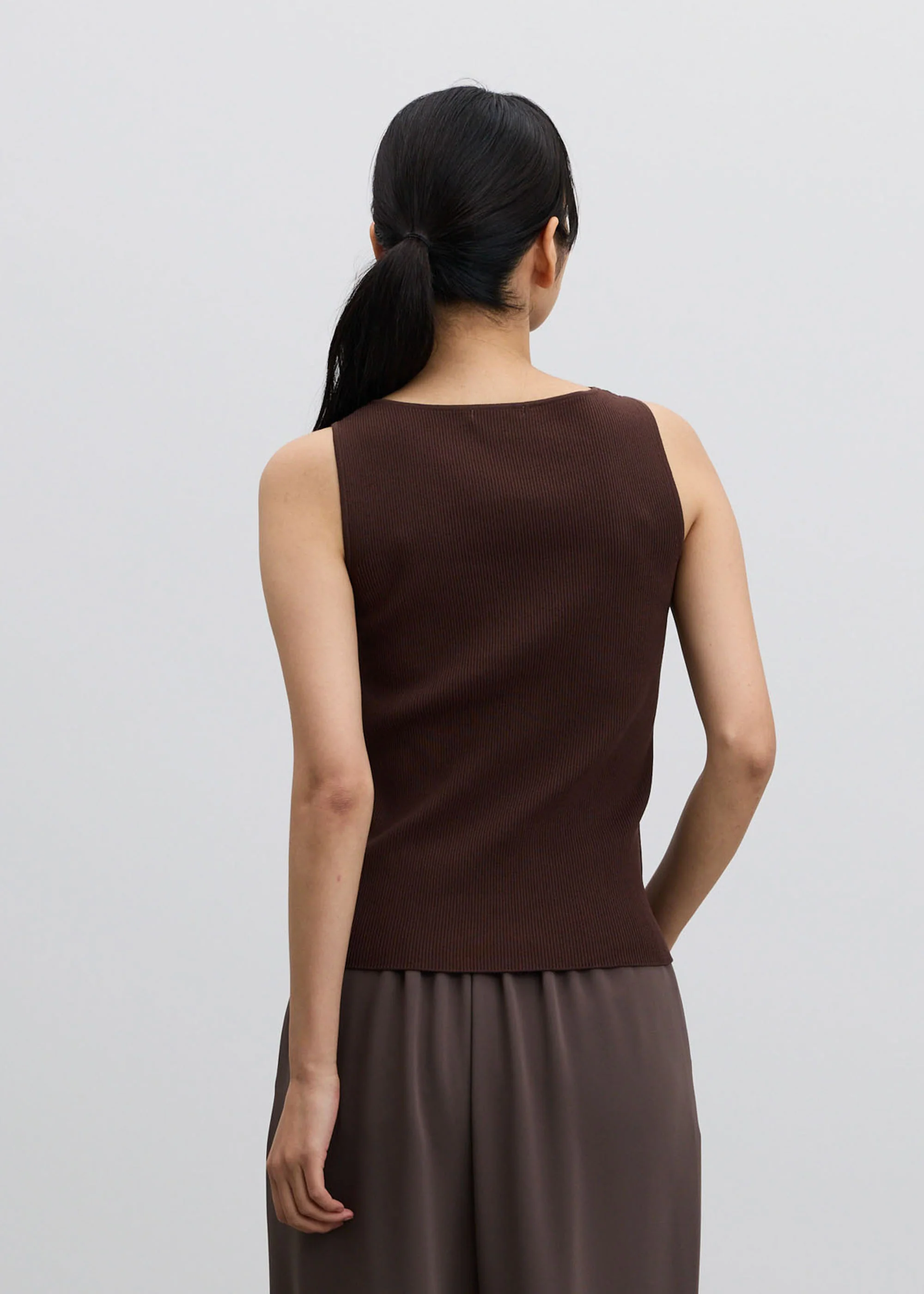 美Neck ノースリーブニット（ボートネック） - Image 12