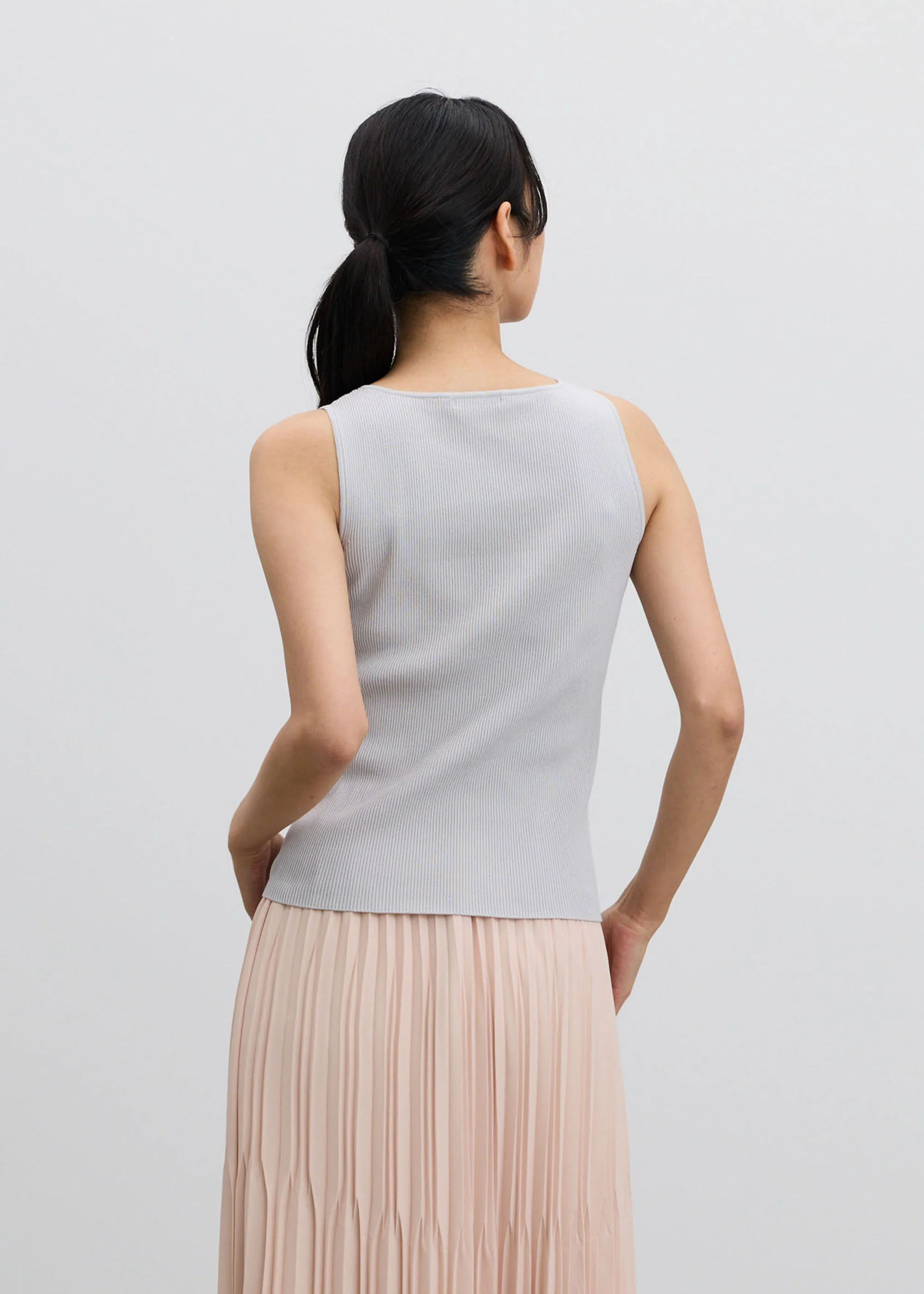 美Neck ノースリーブニット（ボートネック） - Image 20