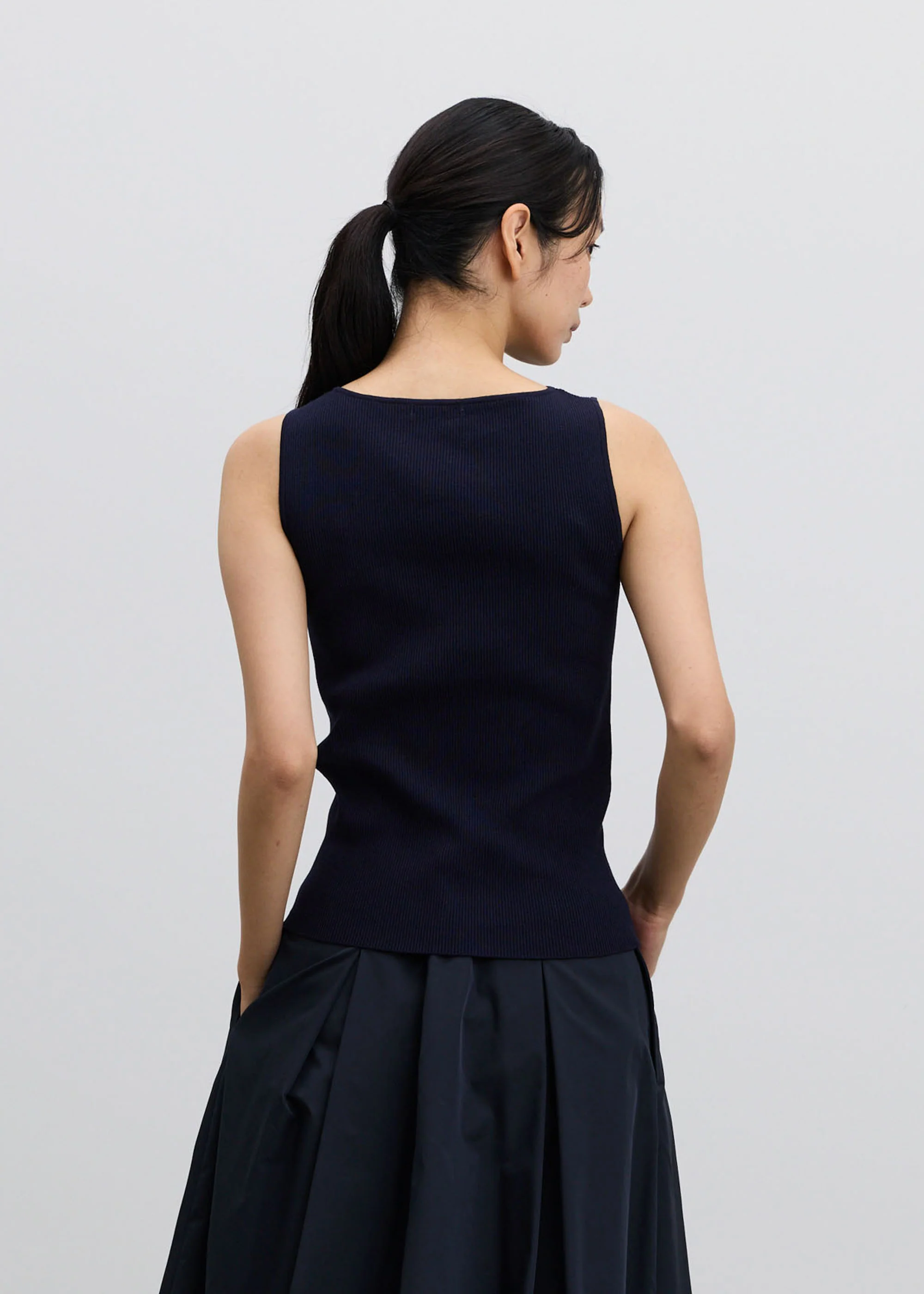 美Neck ノースリーブニット（ボートネック） - Image 38