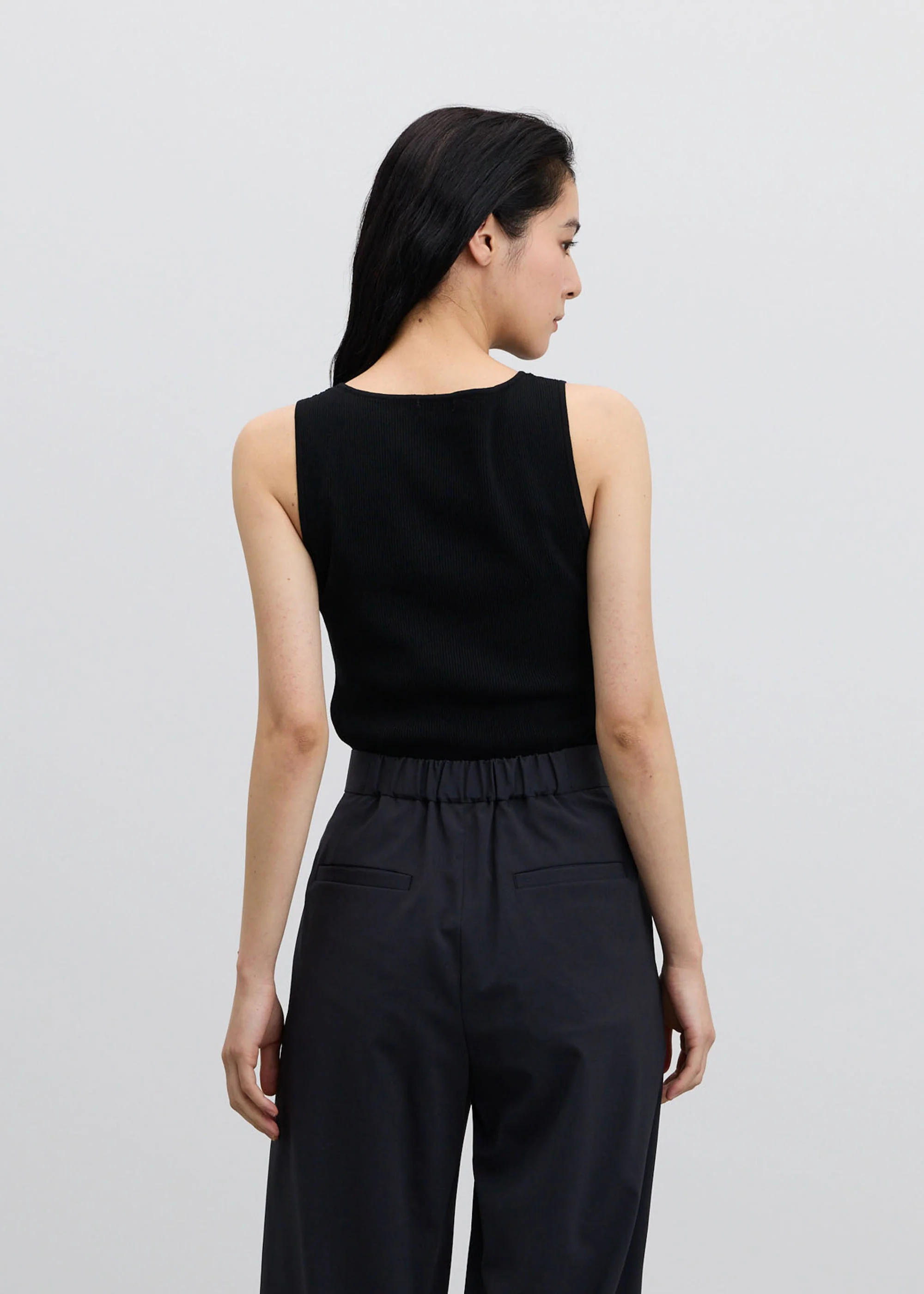 美Neck ノースリーブニット（ボートネック） - Image 4