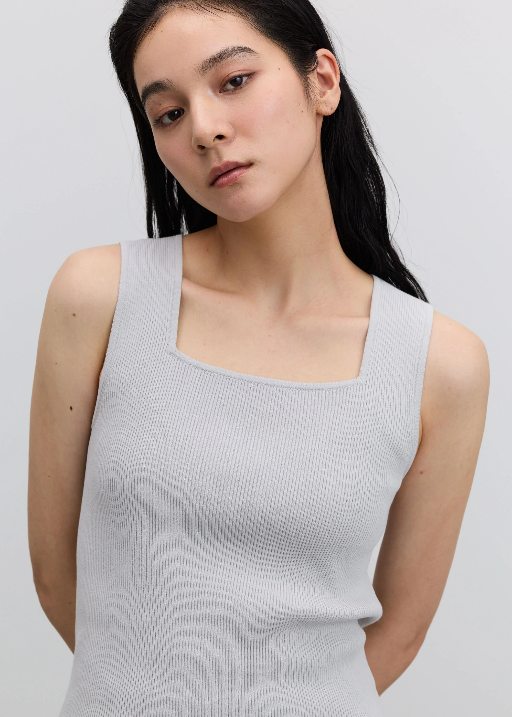美Neck ノースリーブニット（スクエアネック） - Image 22