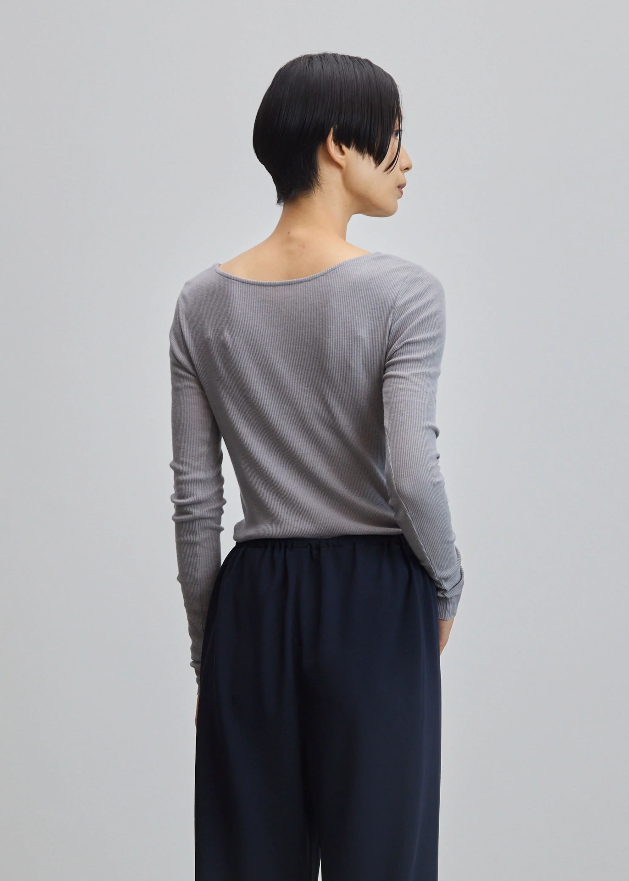 カシミヤ混2WAYカットソー - Image 11