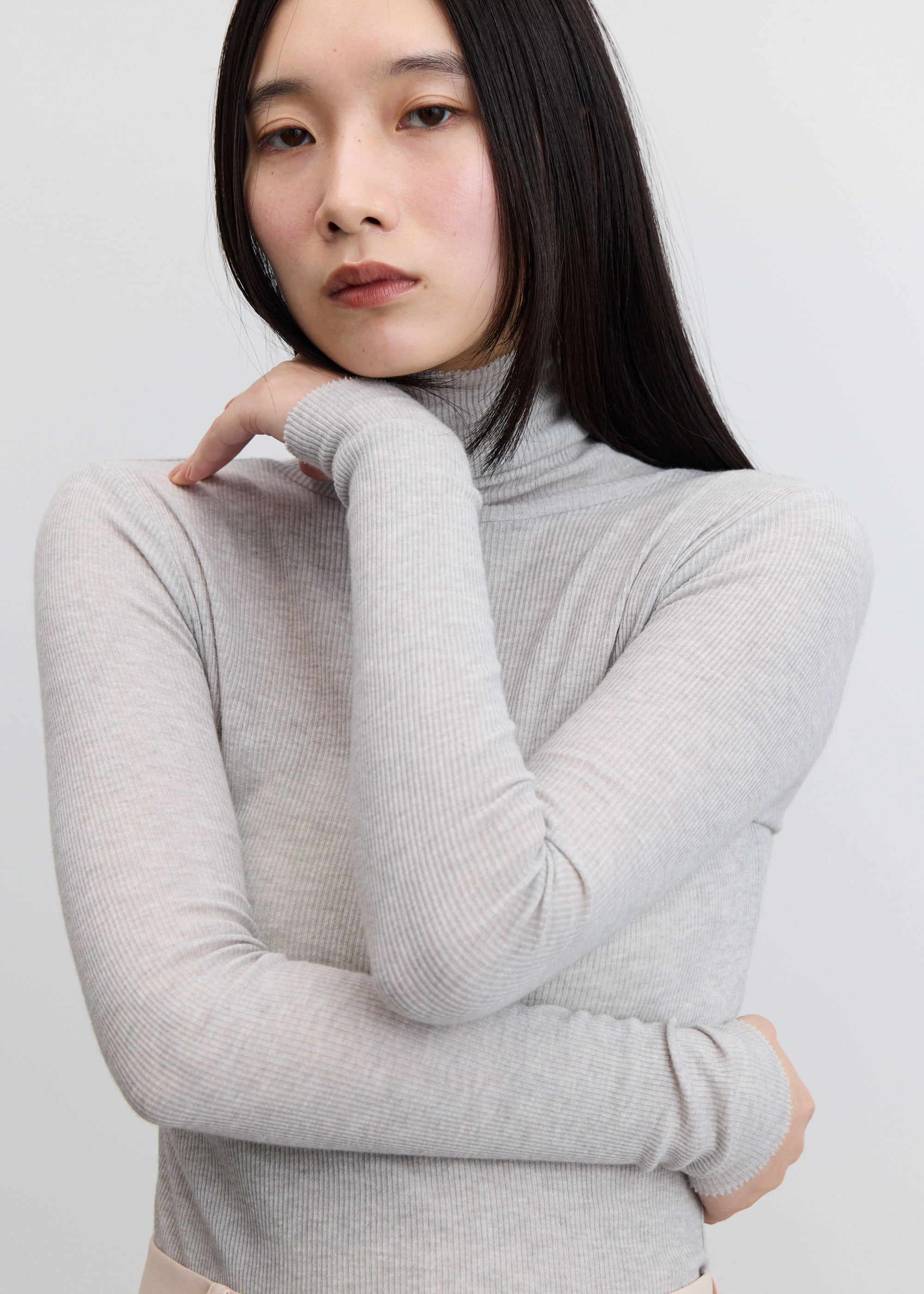 カシミヤ混タートルネックカットソー - Image 34