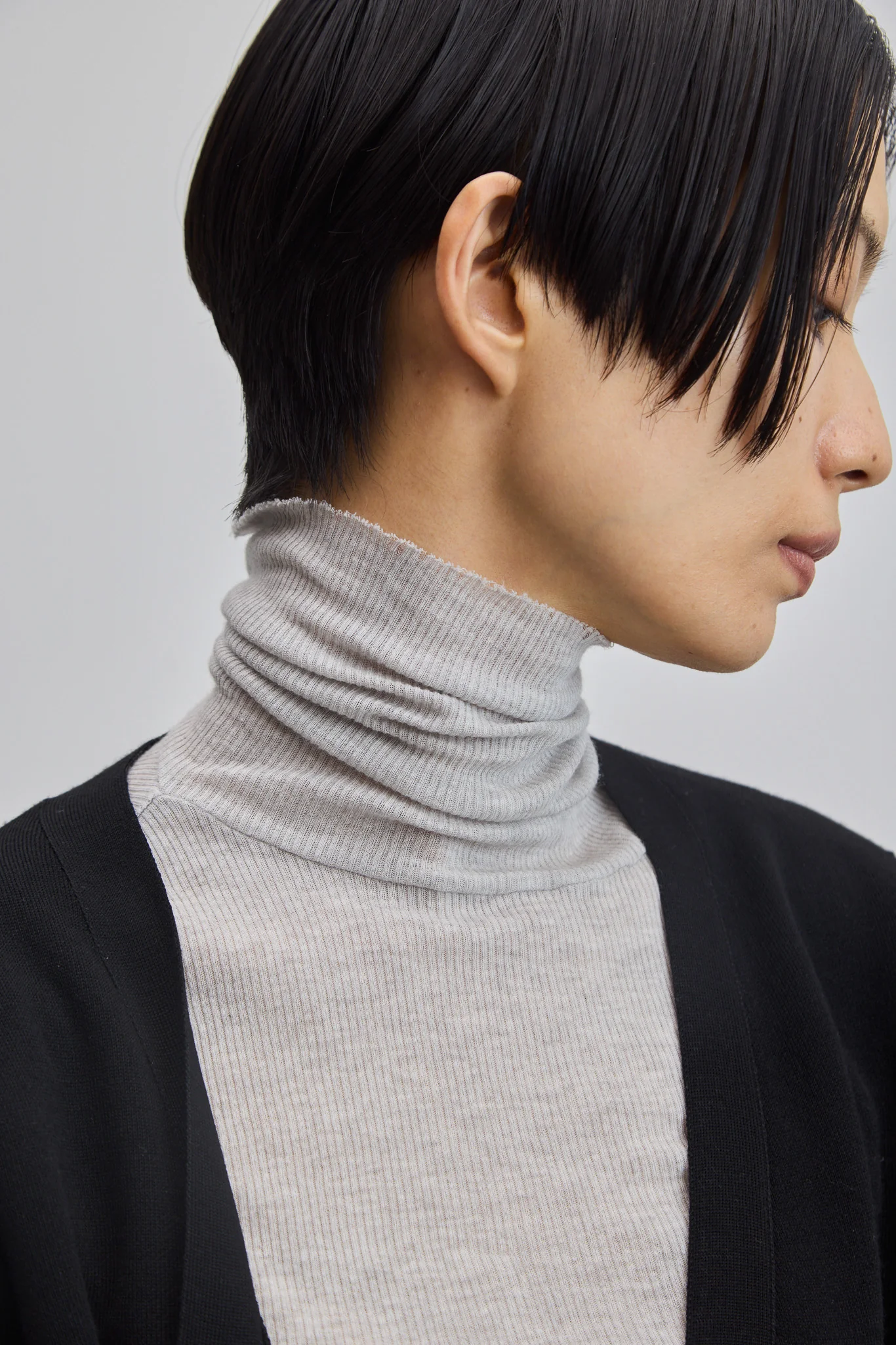 カシミヤ混タートルネックカットソー - Image 45