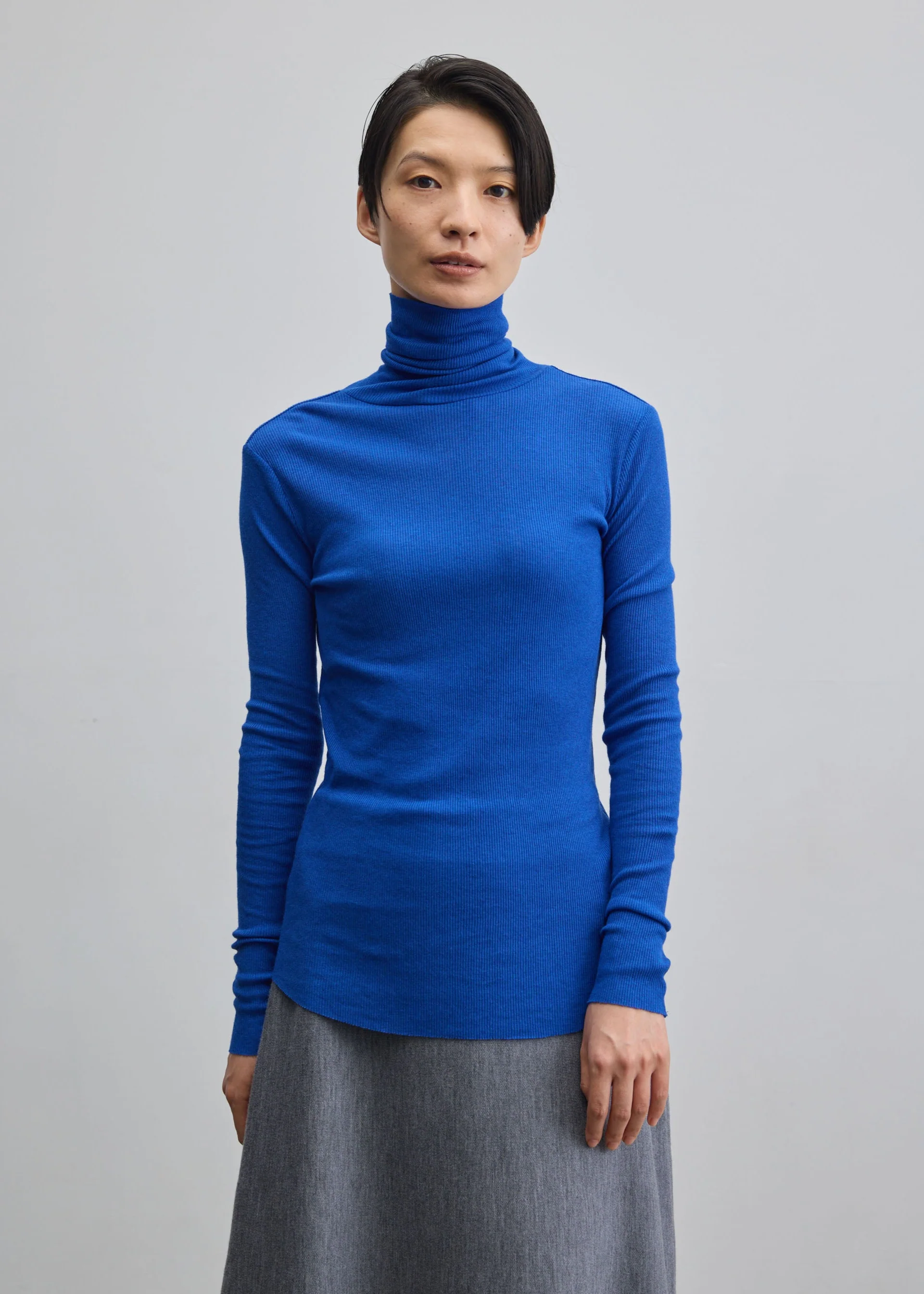 カシミヤ混タートルネックカットソー - Image 49