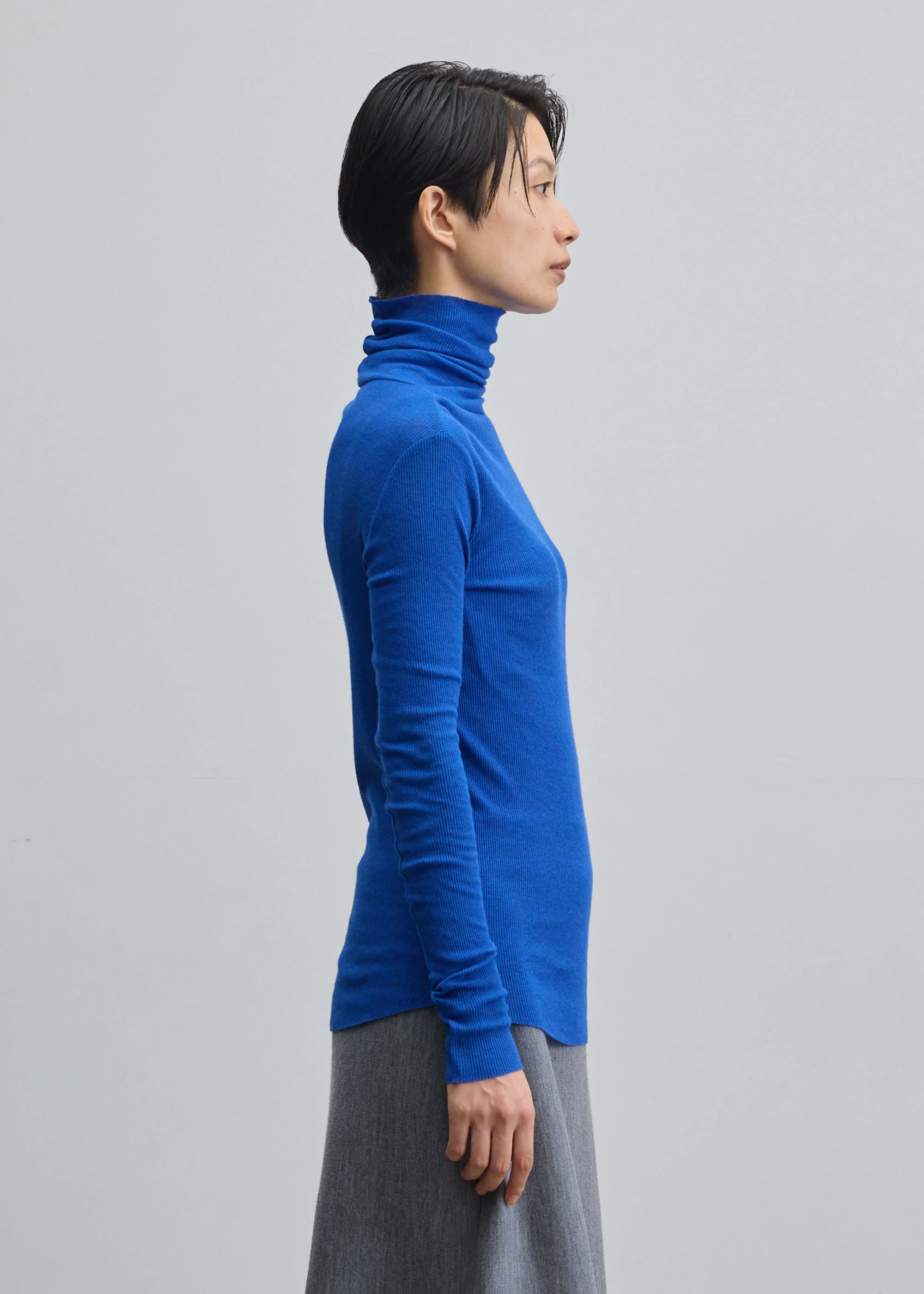 カシミヤ混タートルネックカットソー - Image 50