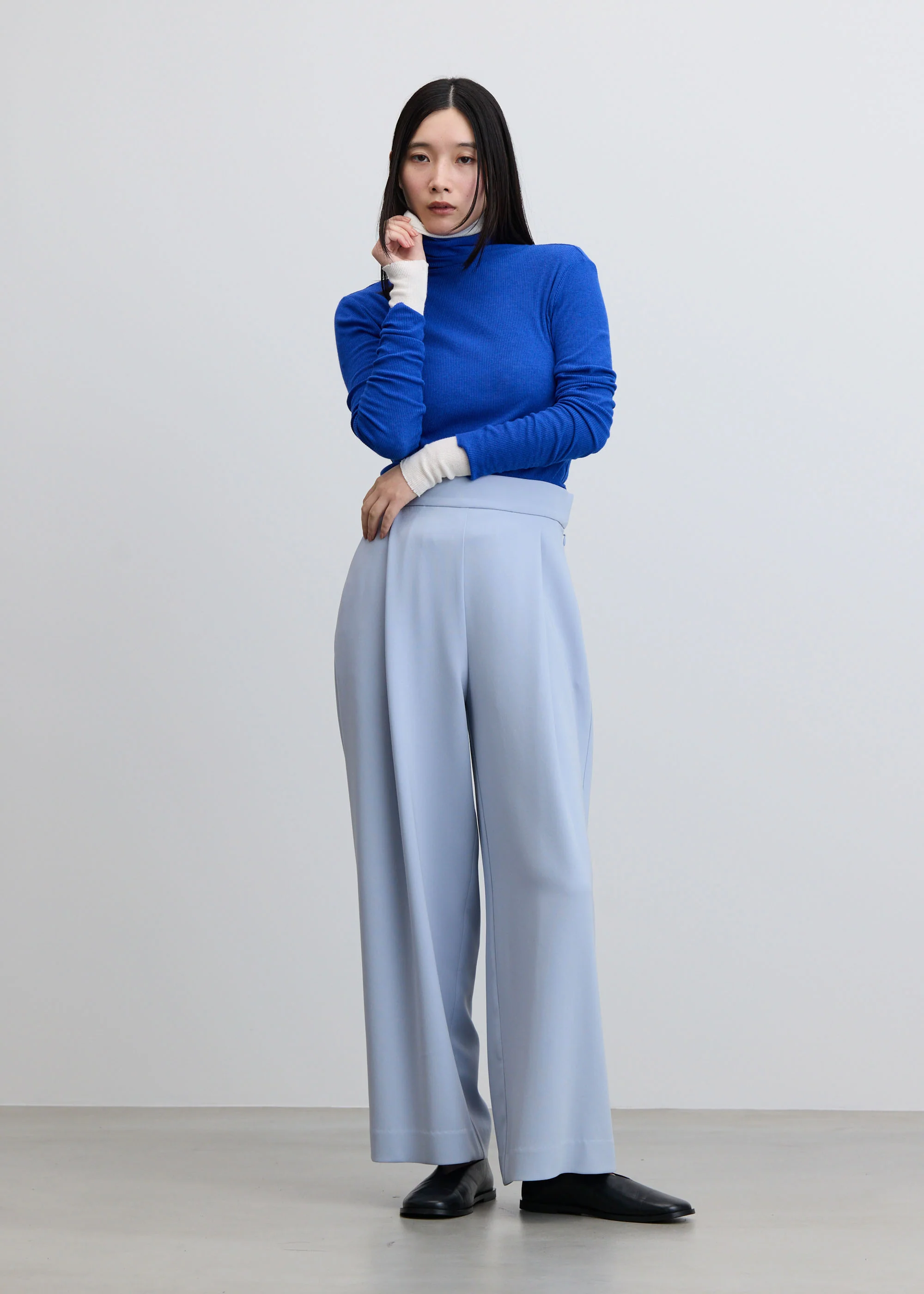 カシミヤ混タートルネックカットソー - Image 55