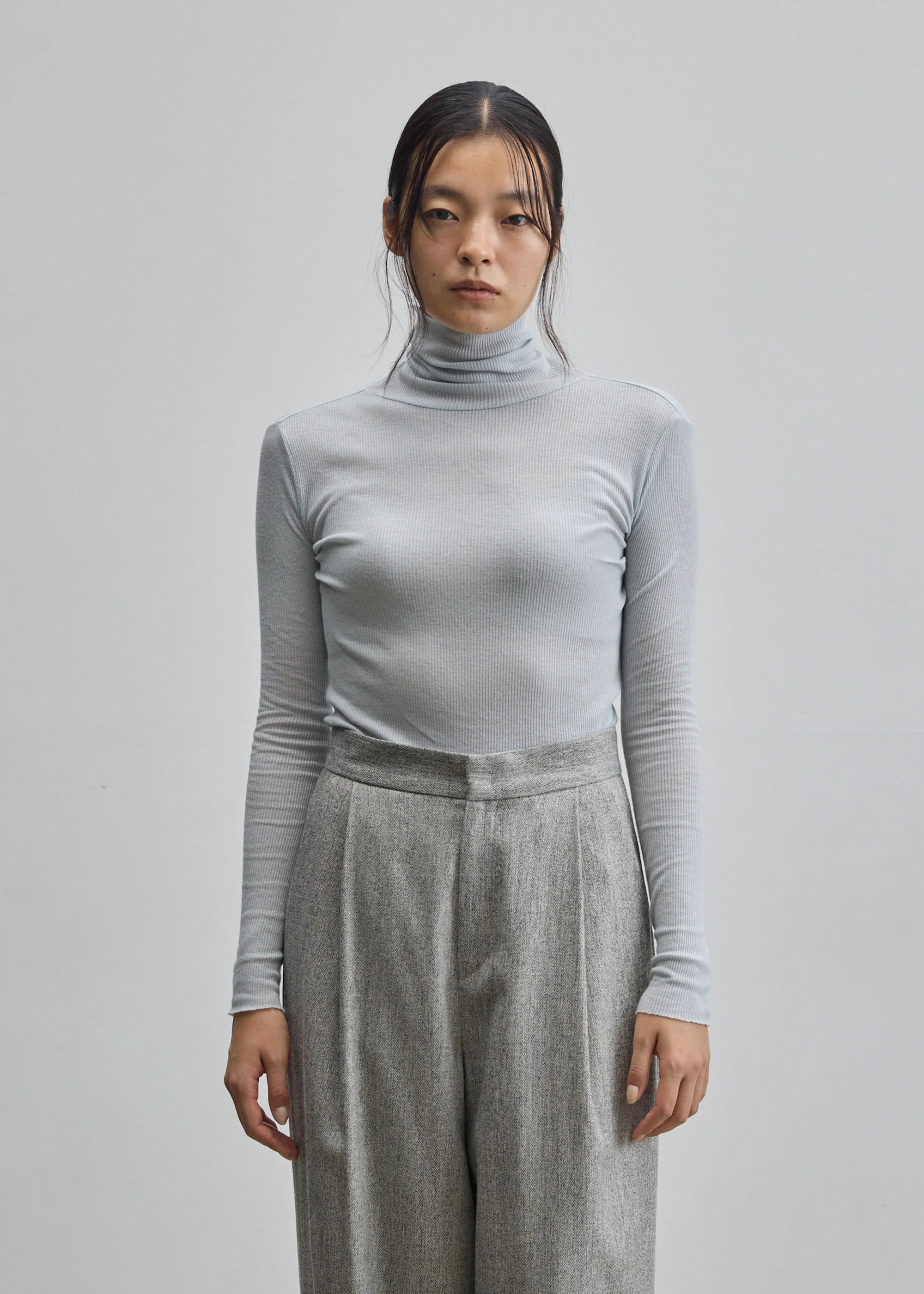 カシミヤ混タートルネックカットソー - Image 60
