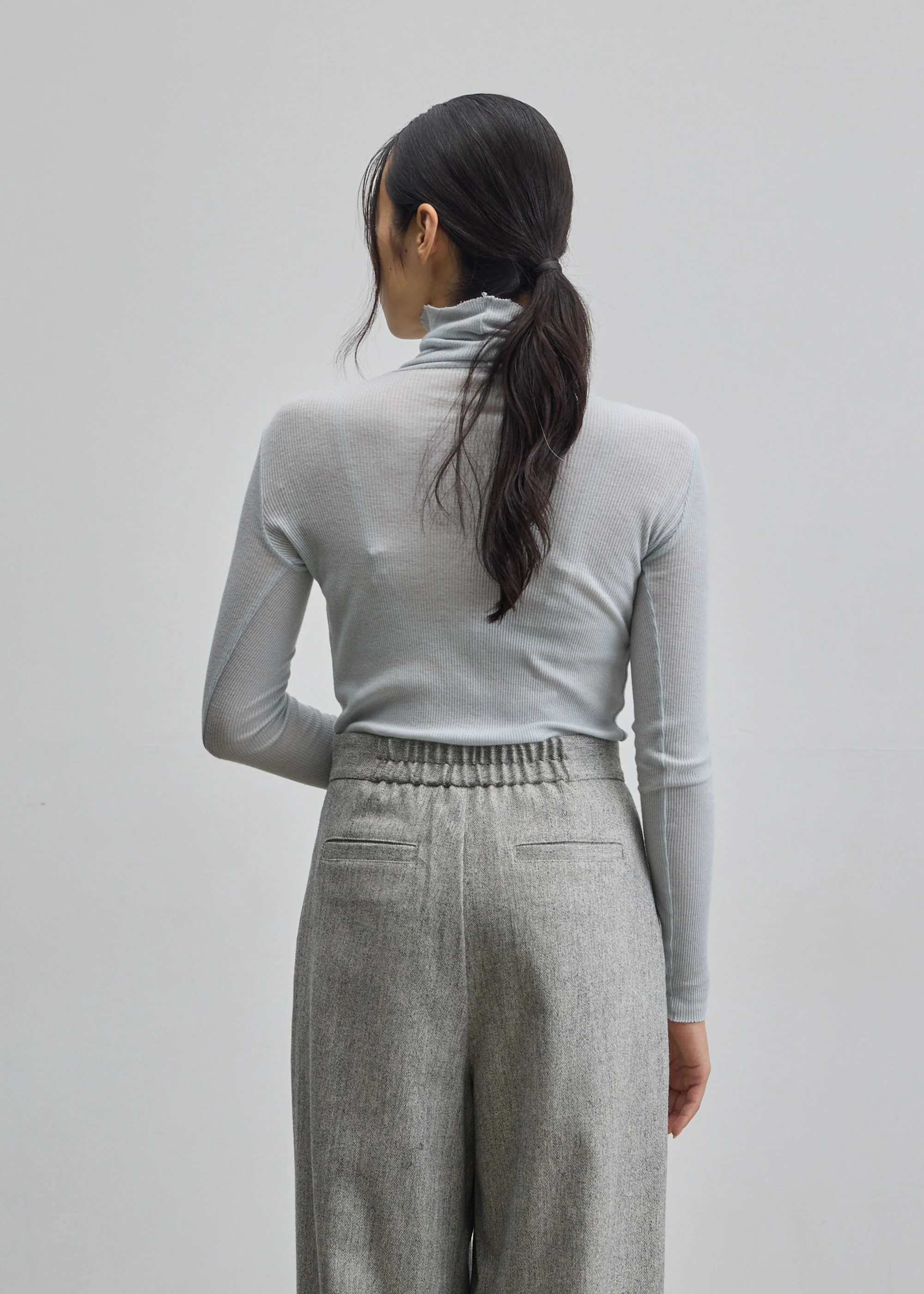 カシミヤ混タートルネックカットソー - Image 62