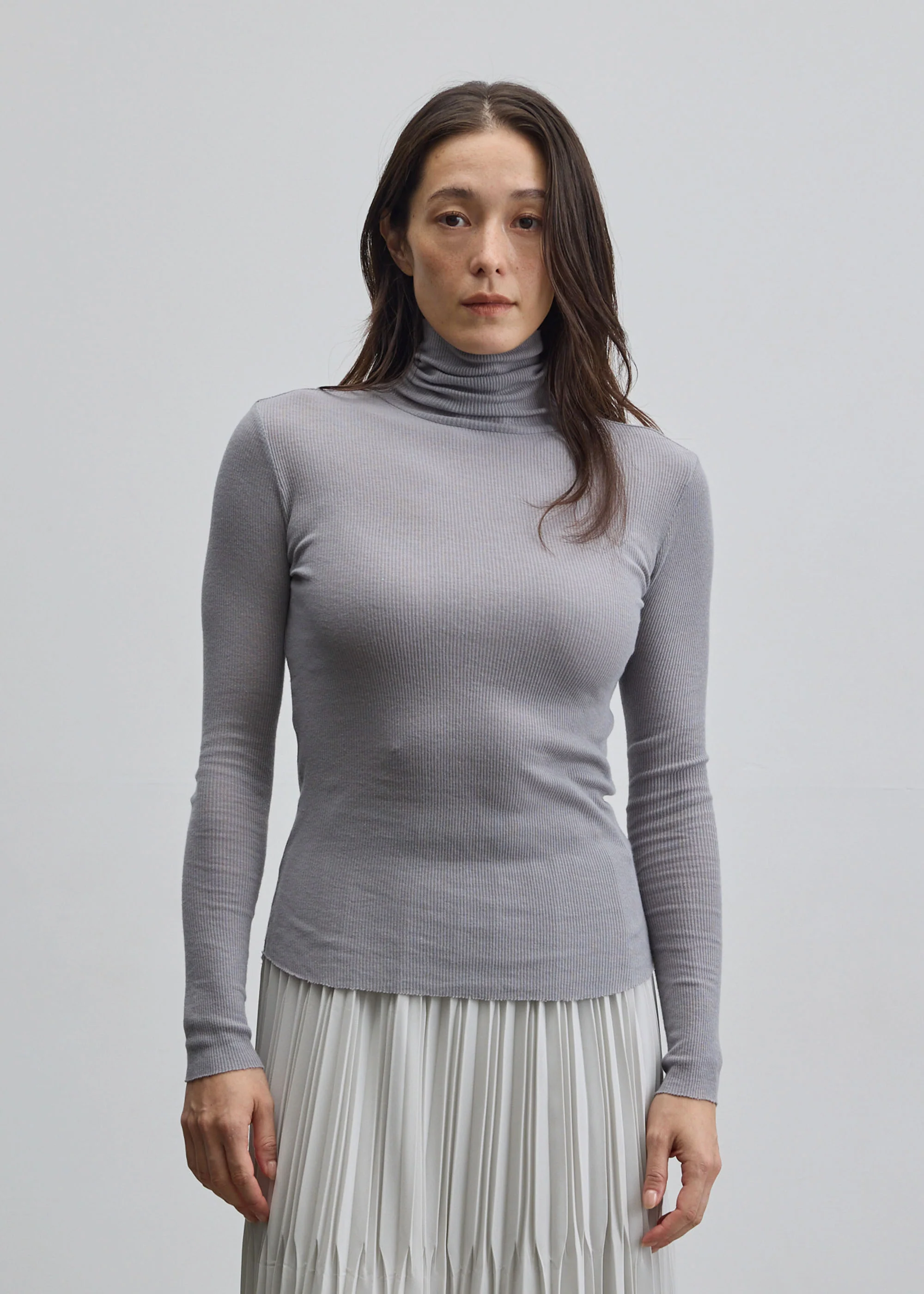 カシミヤ混タートルネックカットソー - Image 91