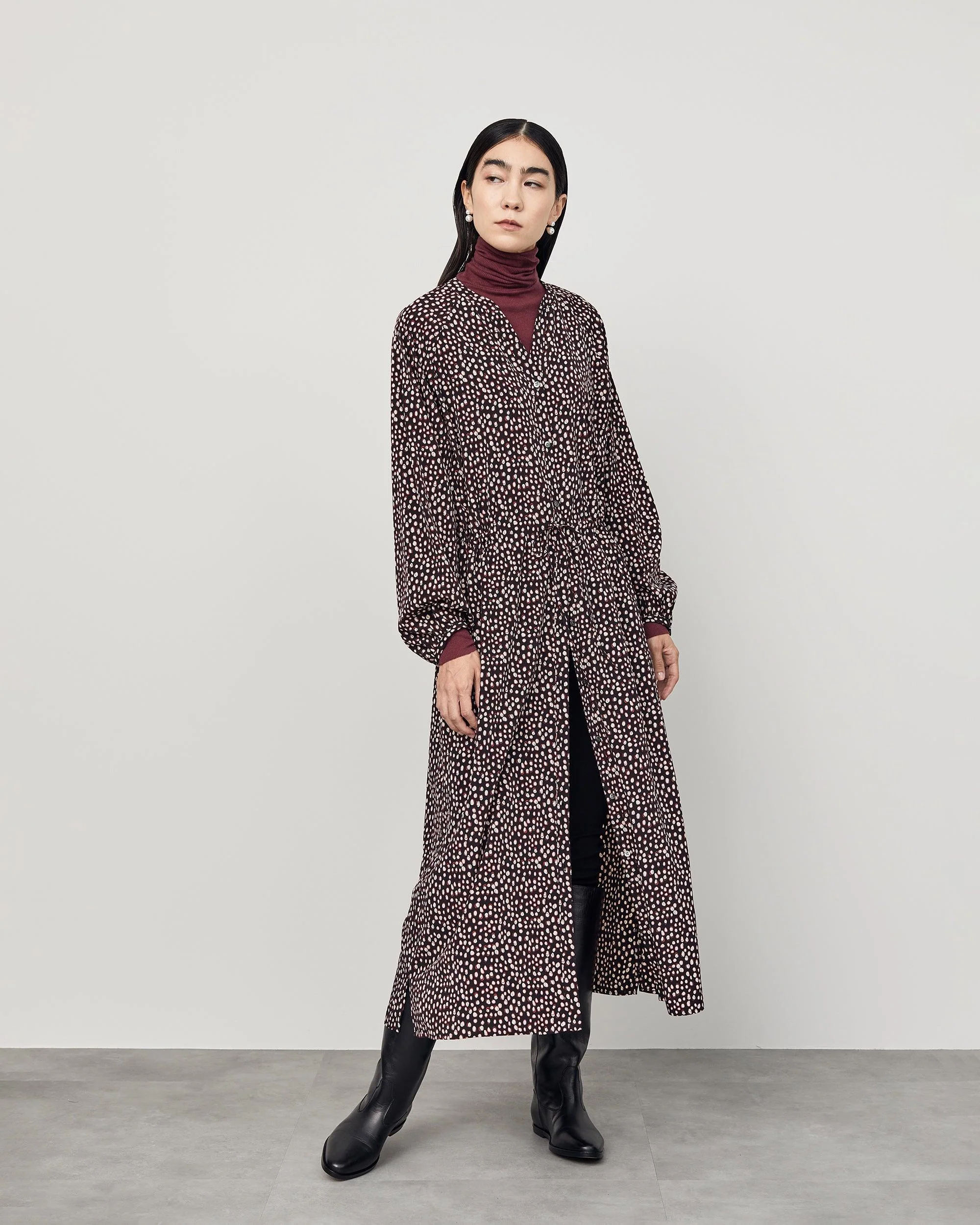 カシミヤ混レギンス - Image 10