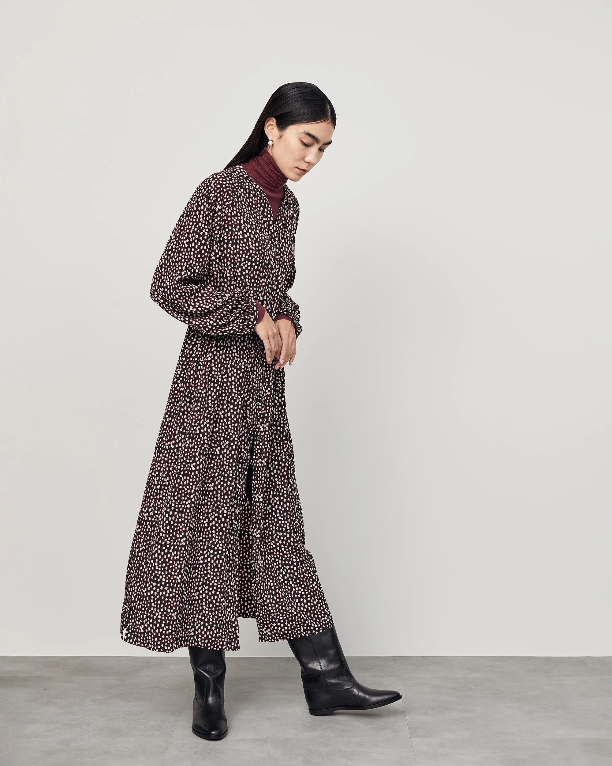 カシミヤ混レギンス - Image 11