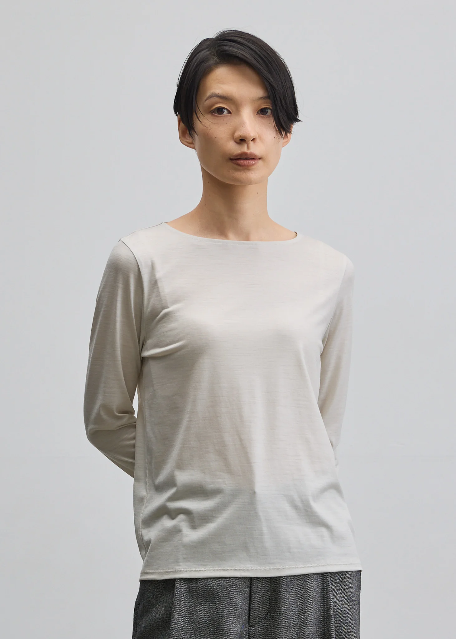 クリアウールクルーネックカットソー - Image 30