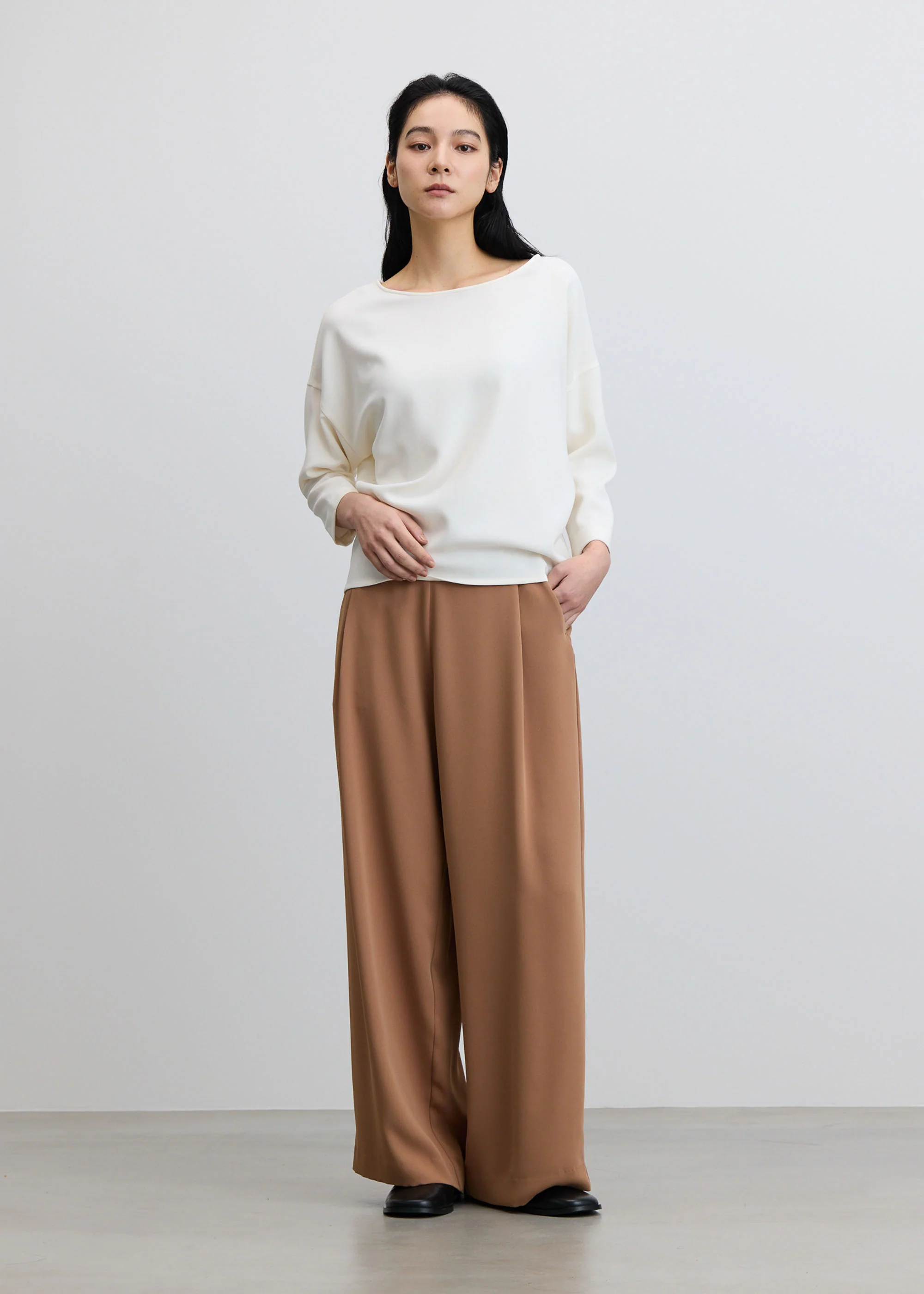 コクーンブラウス8分袖 - Image 4