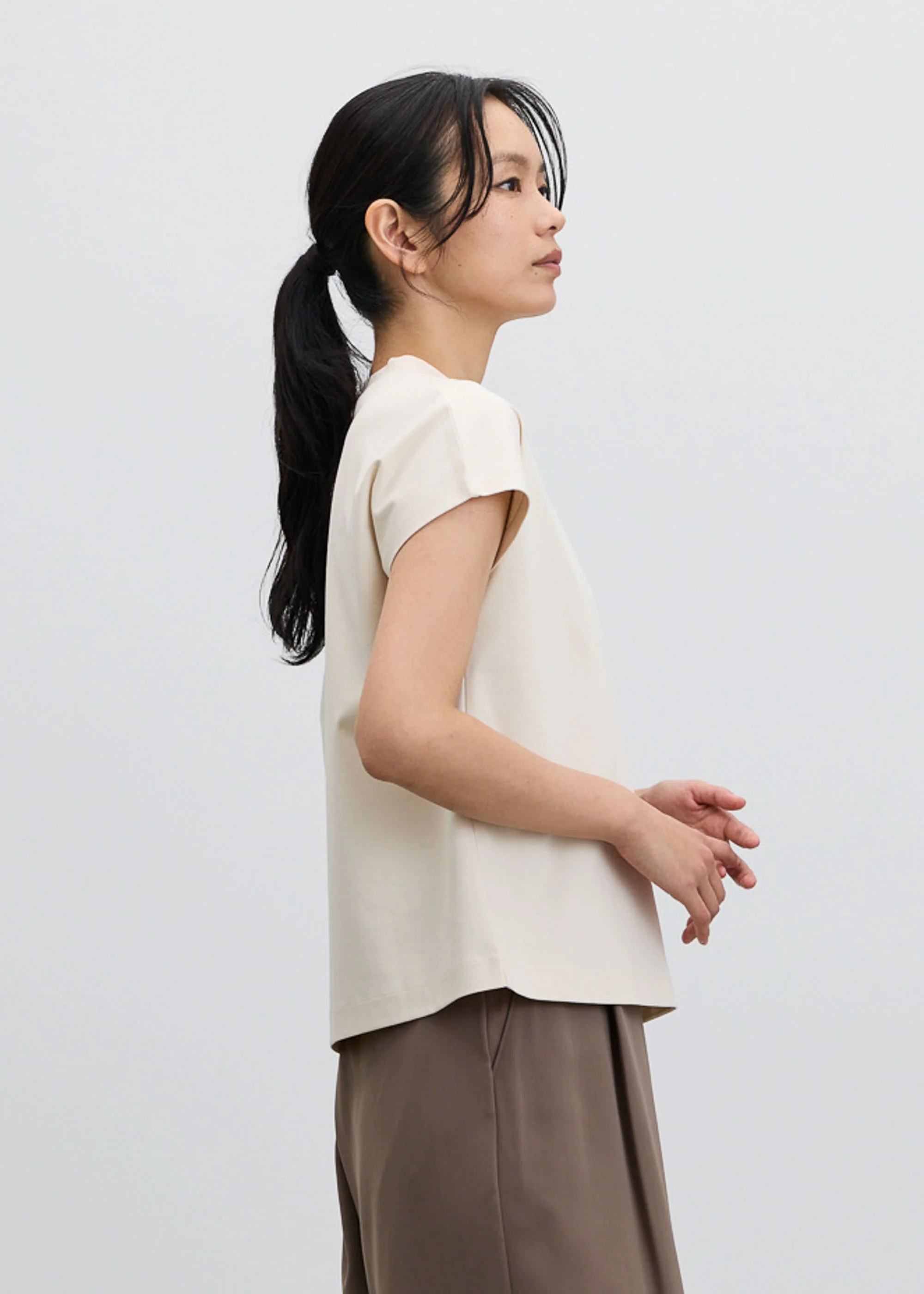 COOL SMOOTH スタンドカラーカットソー - Image 12