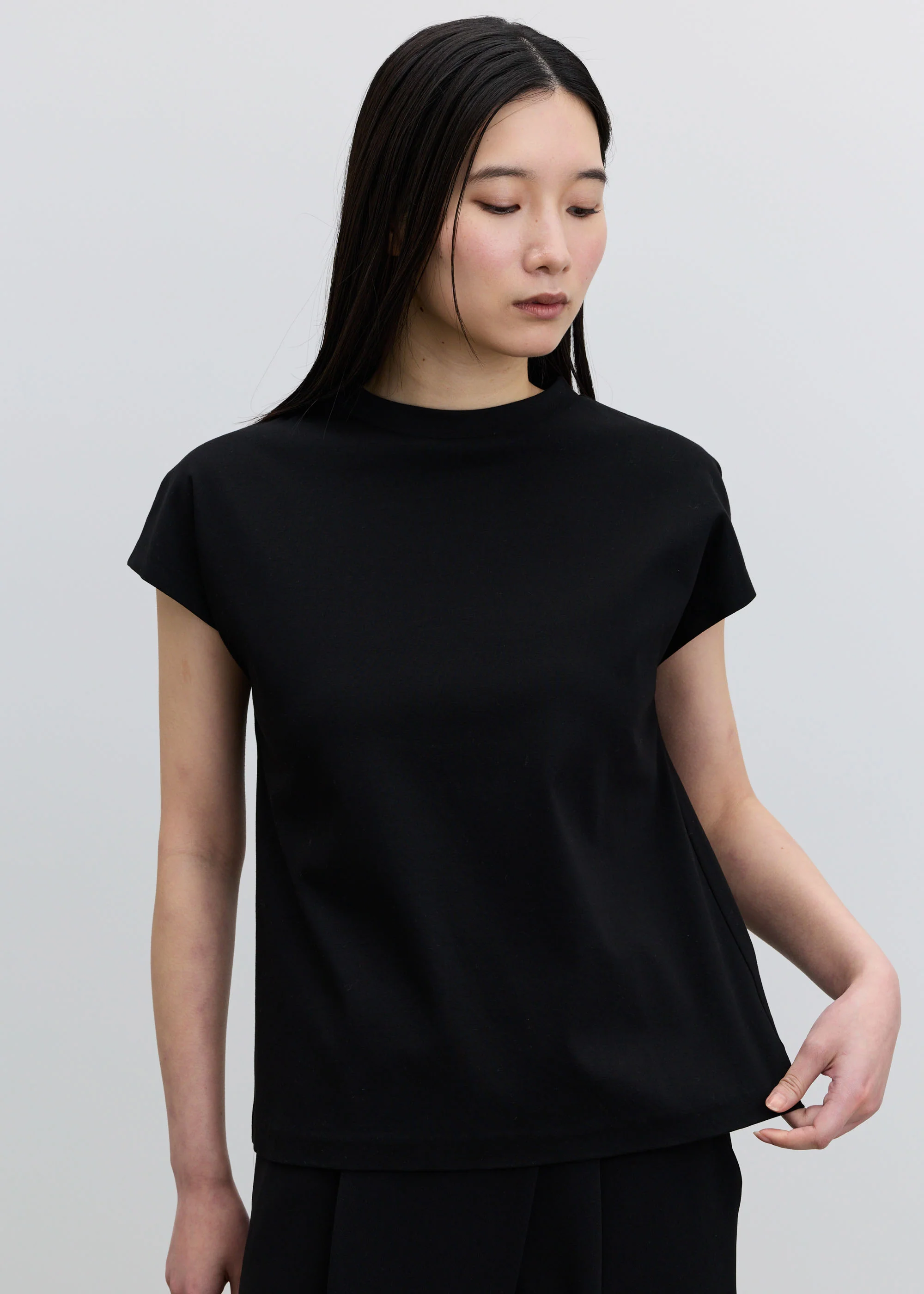 COOL SMOOTH スタンドカラーカットソー - Image 5