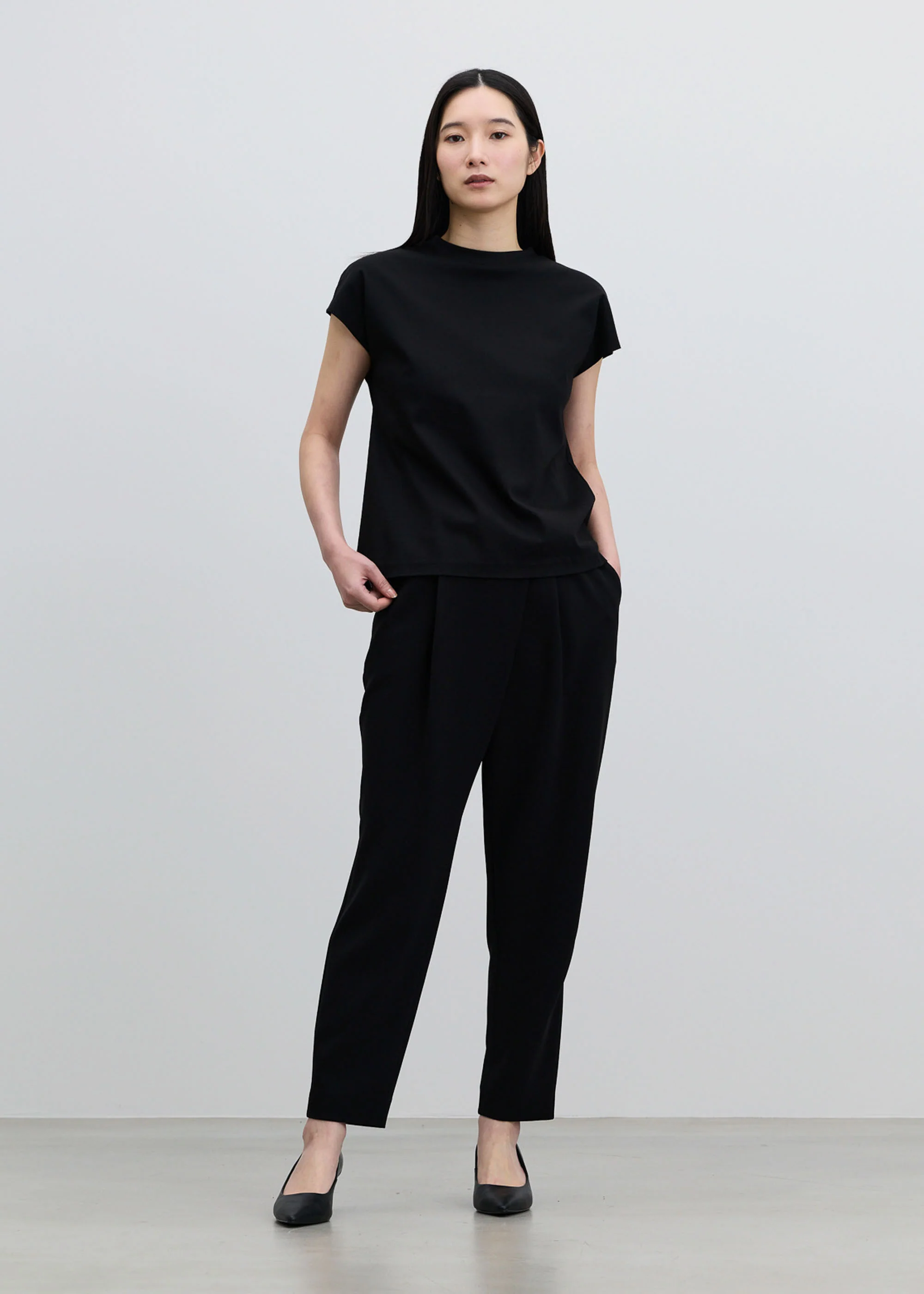 COOL SMOOTH スタンドカラーカットソー - Image 6