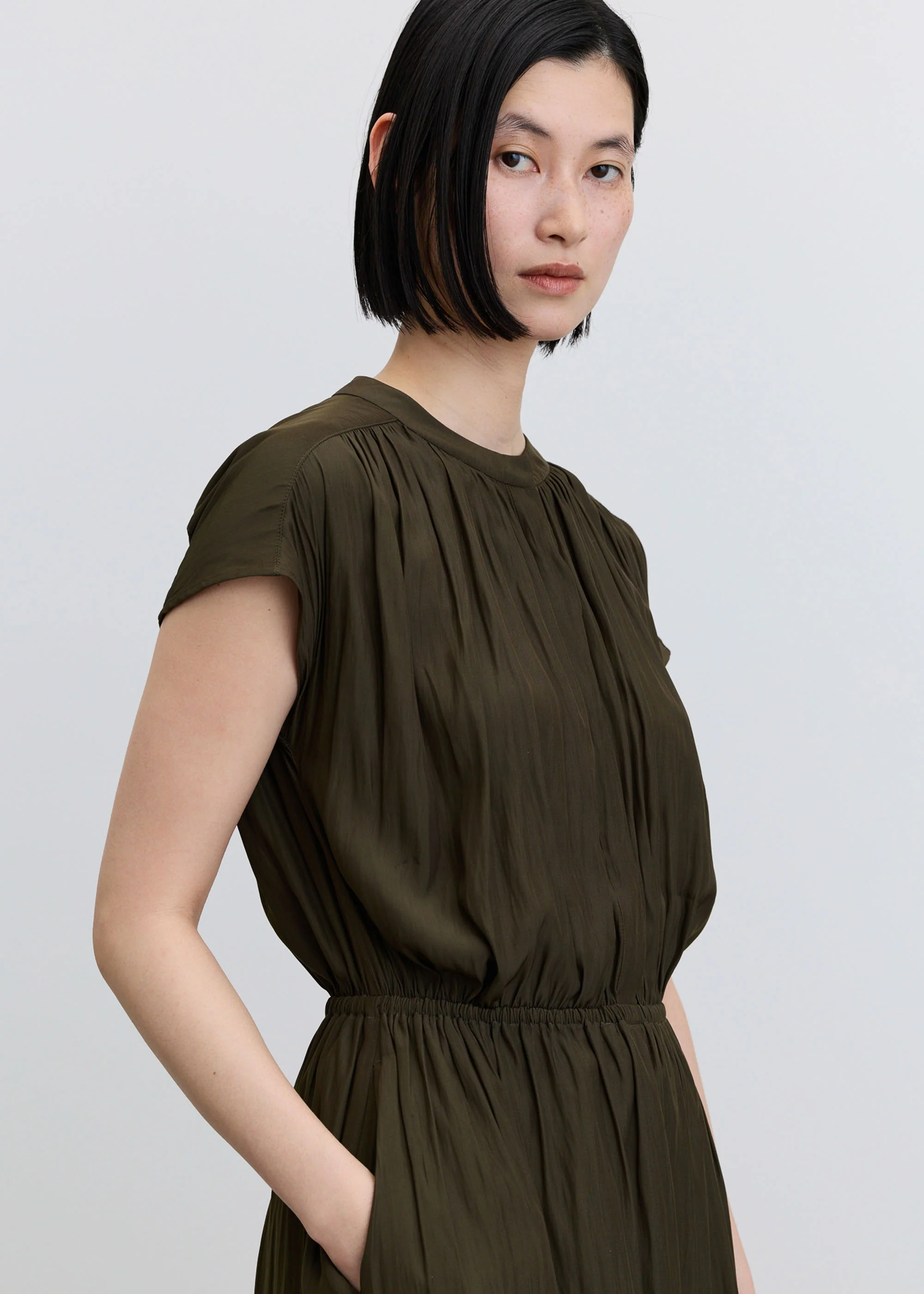 デシンギャザーワンピース - Image 16