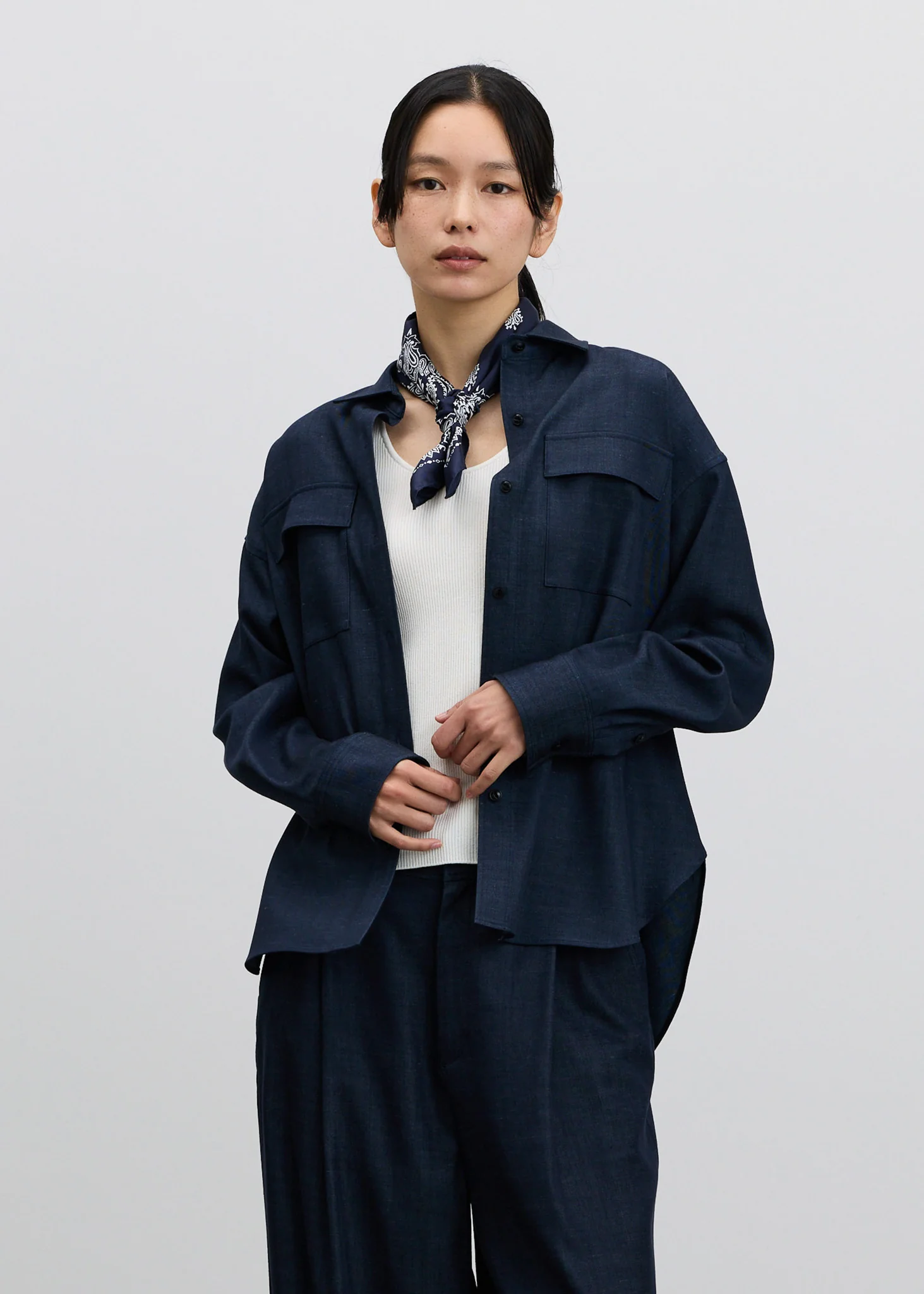 デニムライクシャツ - Image 8