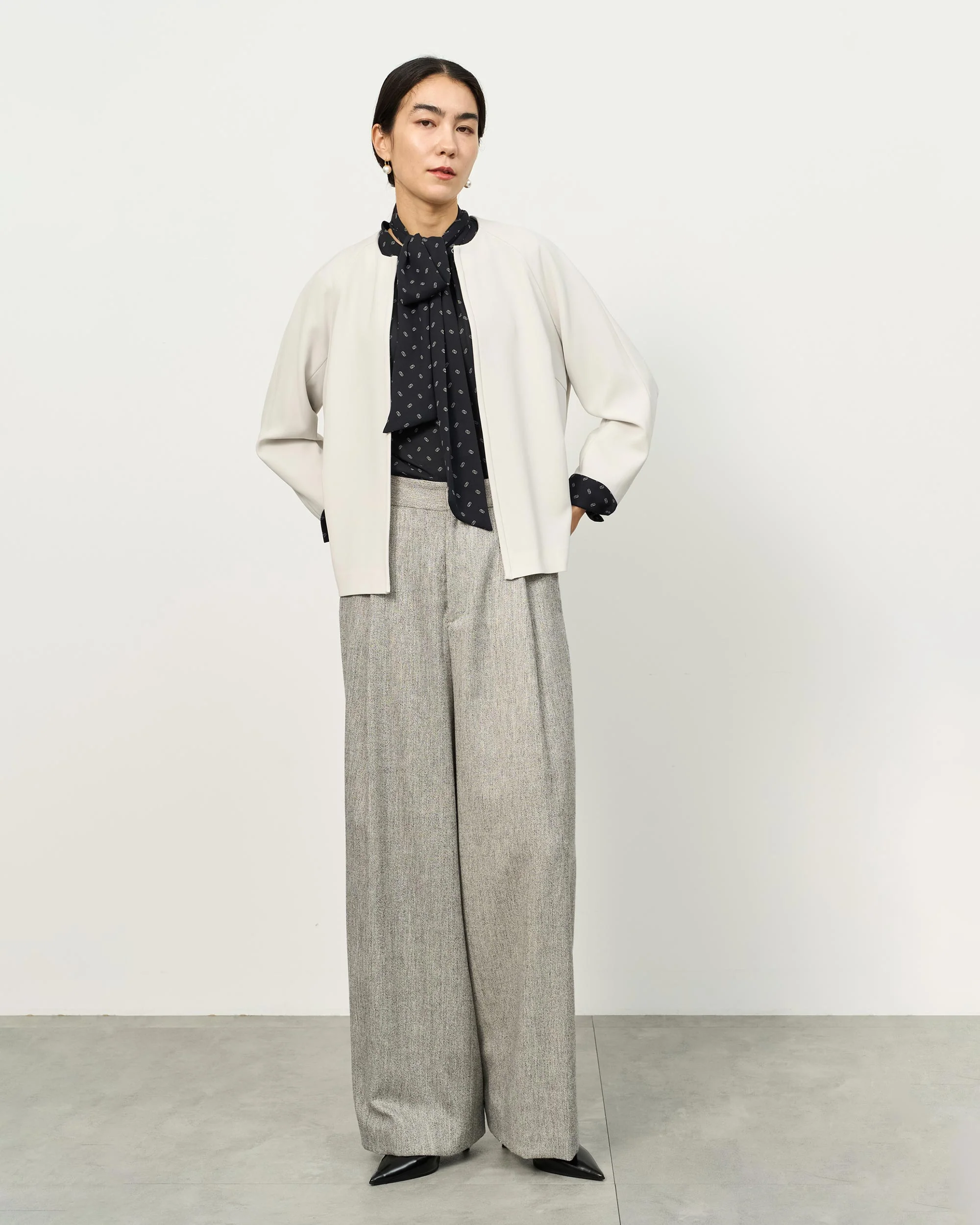 フロントホック8分袖ジャケット - Image 30