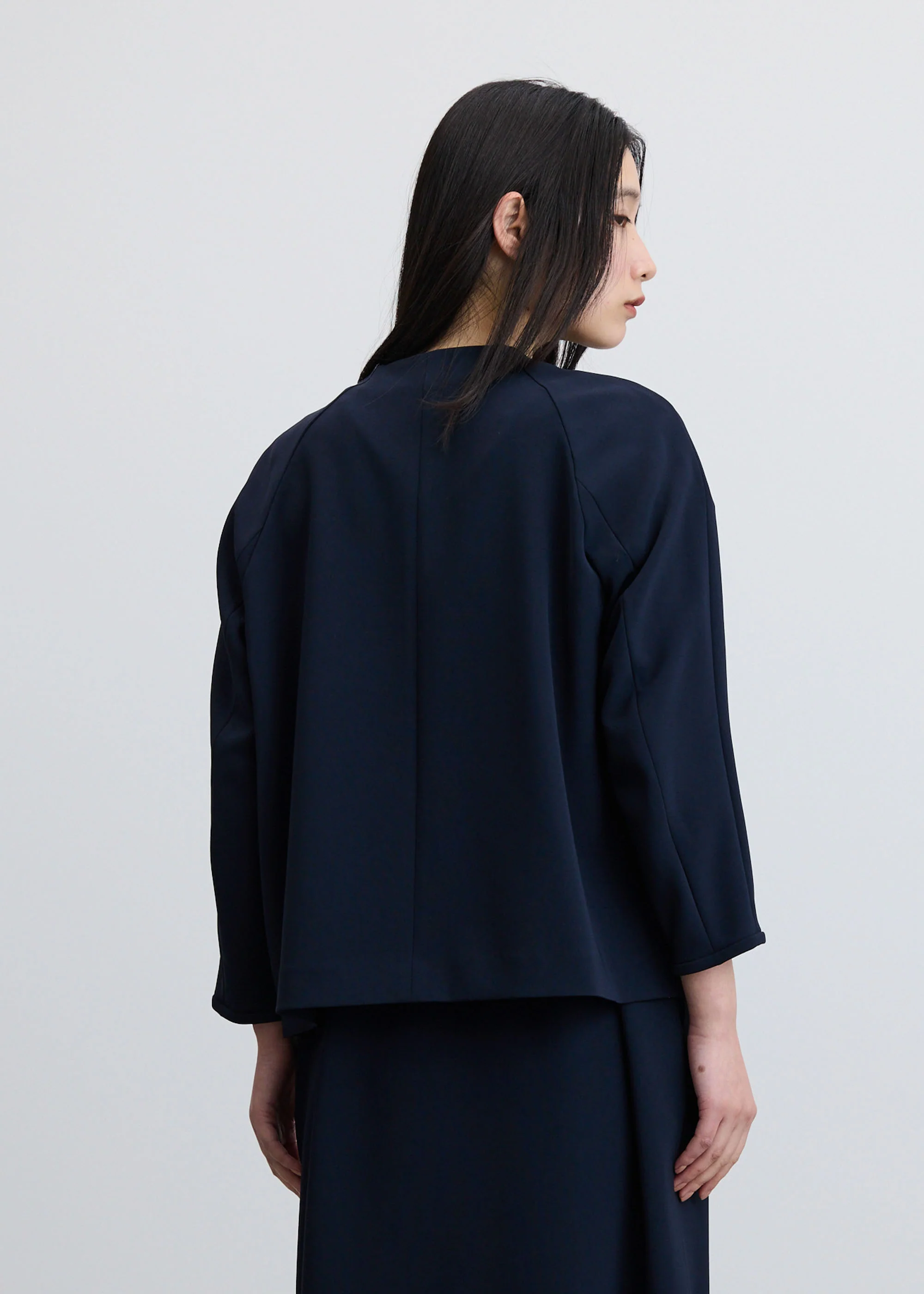 フロントホック8分袖ジャケット - Image 4