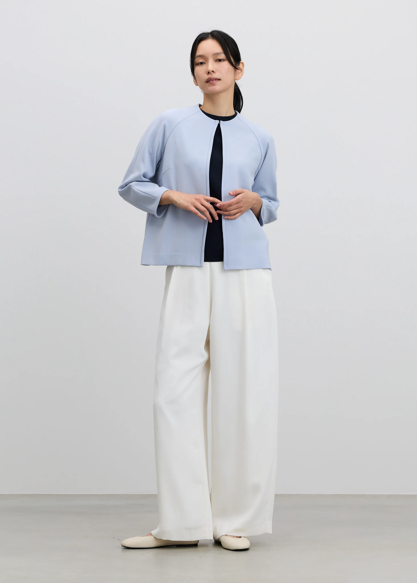 フロントホック8分袖ジャケット - Image 41