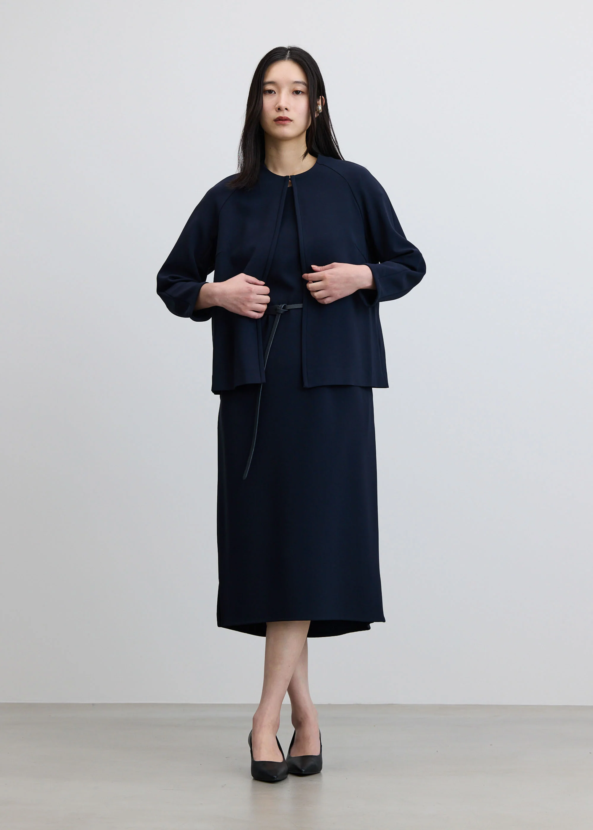 フロントホック8分袖ジャケット - Image 5