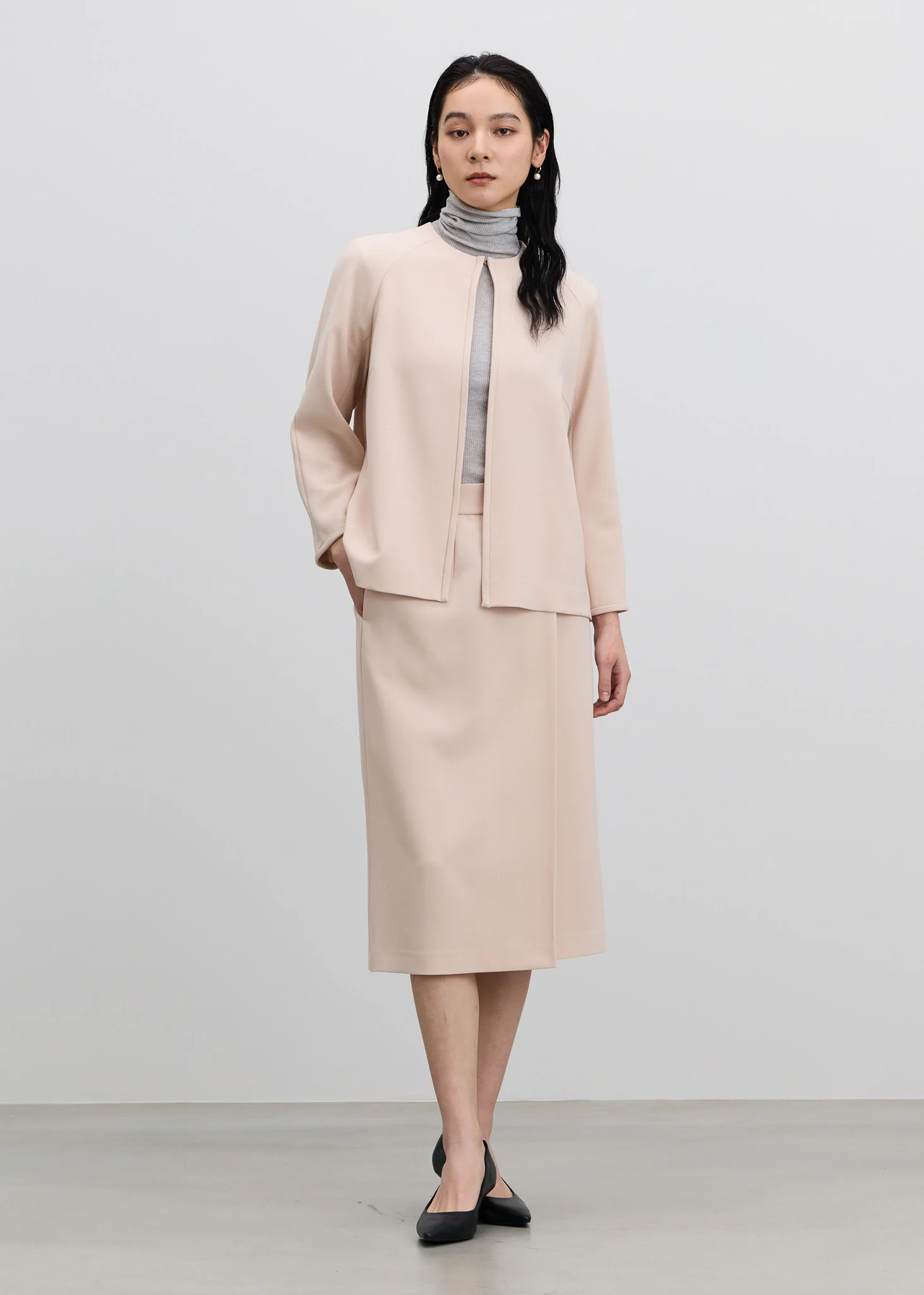 フロントホック8分袖ジャケット - Image 50