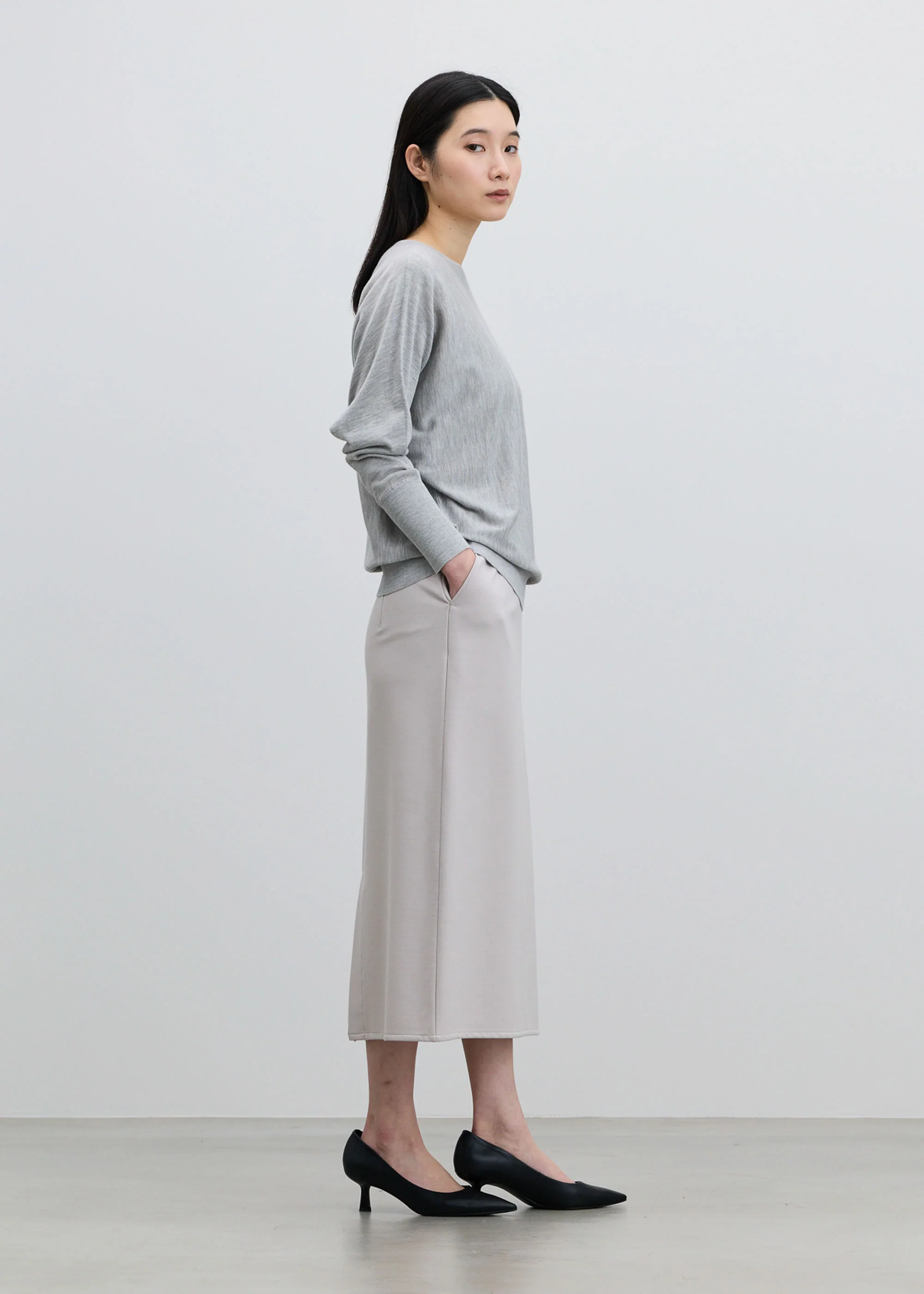 ダブルジャージーペンシルスカート - Image 10