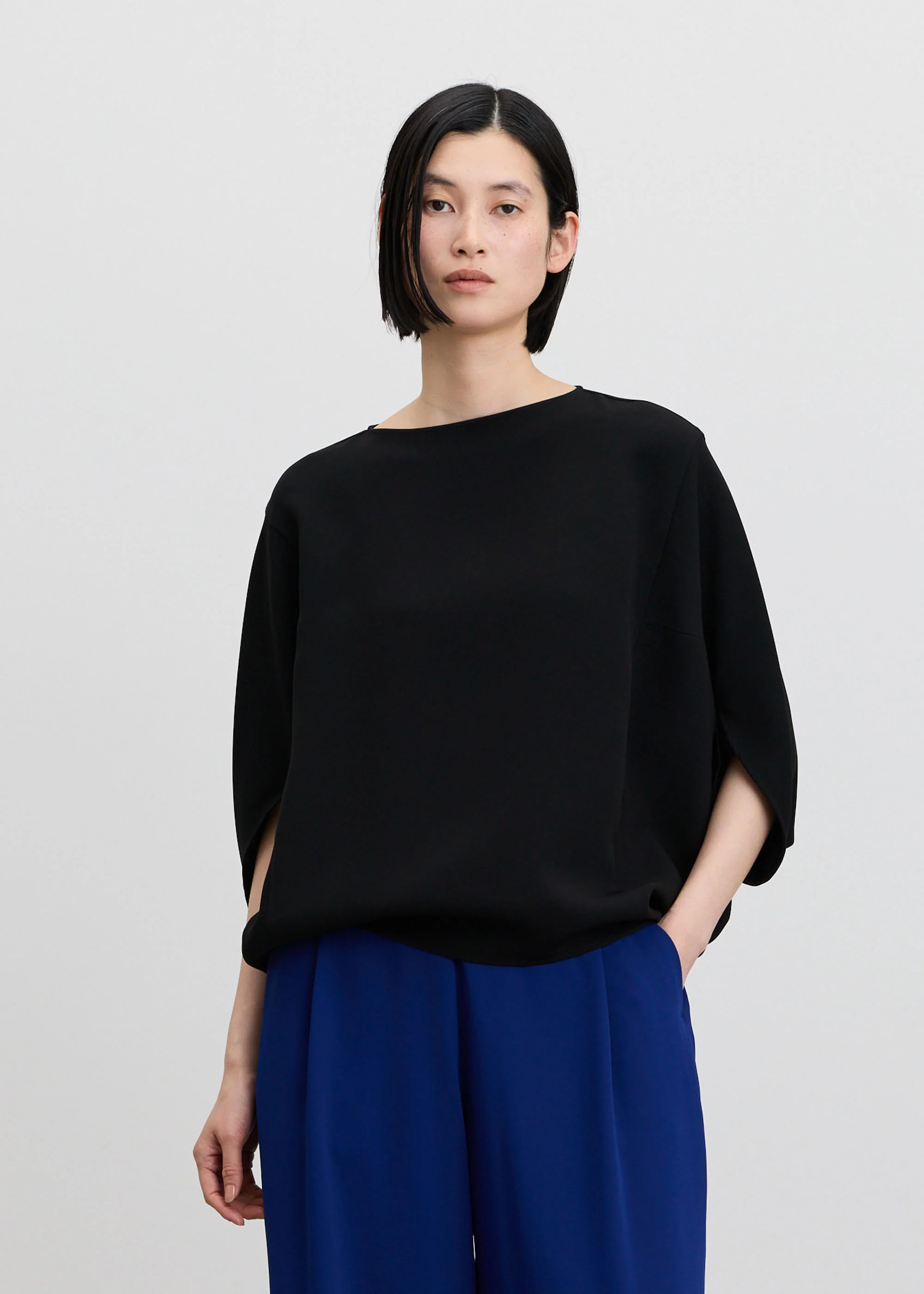 ライトクロスコクーンシルエットブラウス - Image 27