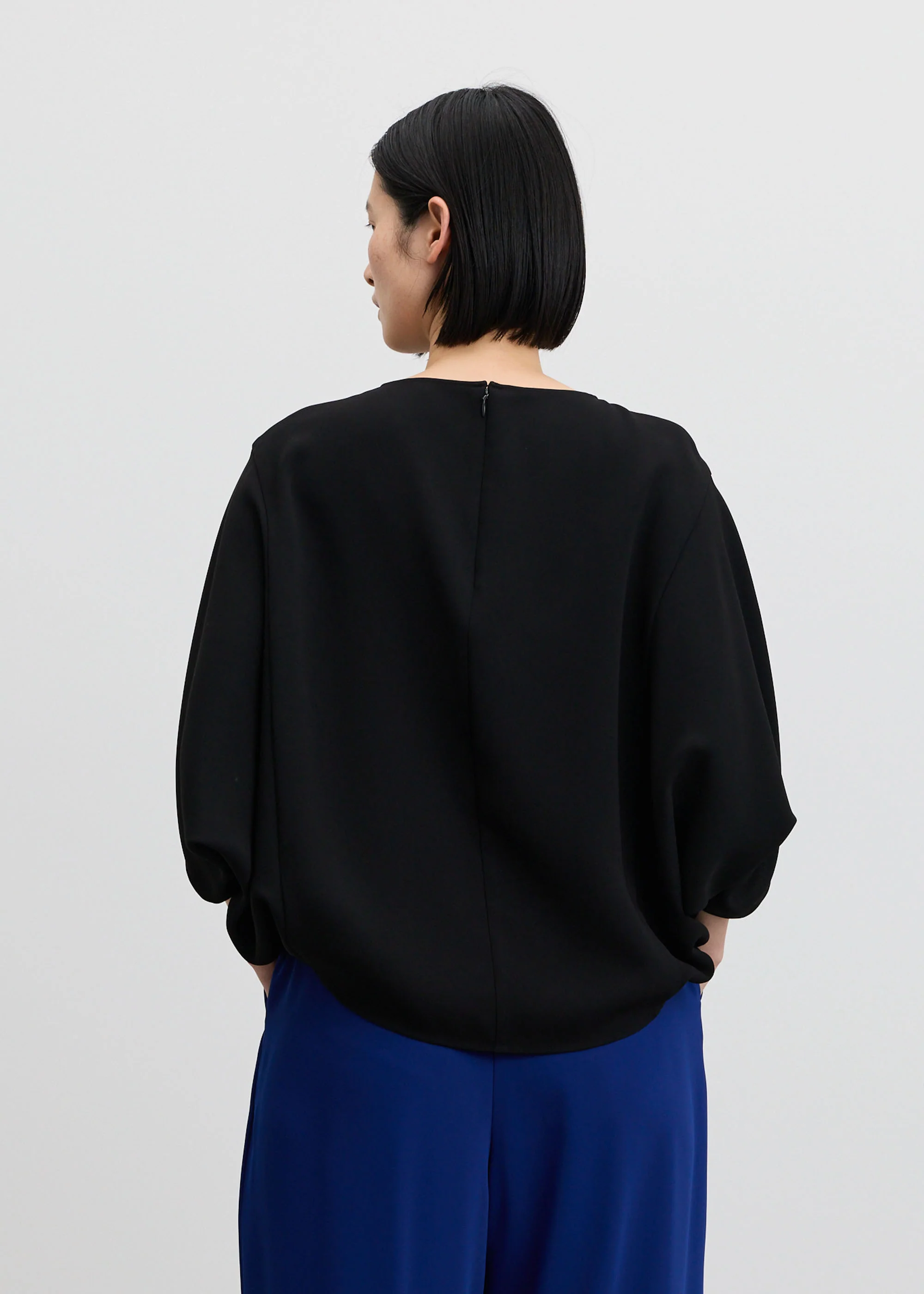 ライトクロスコクーンシルエットブラウス - Image 29