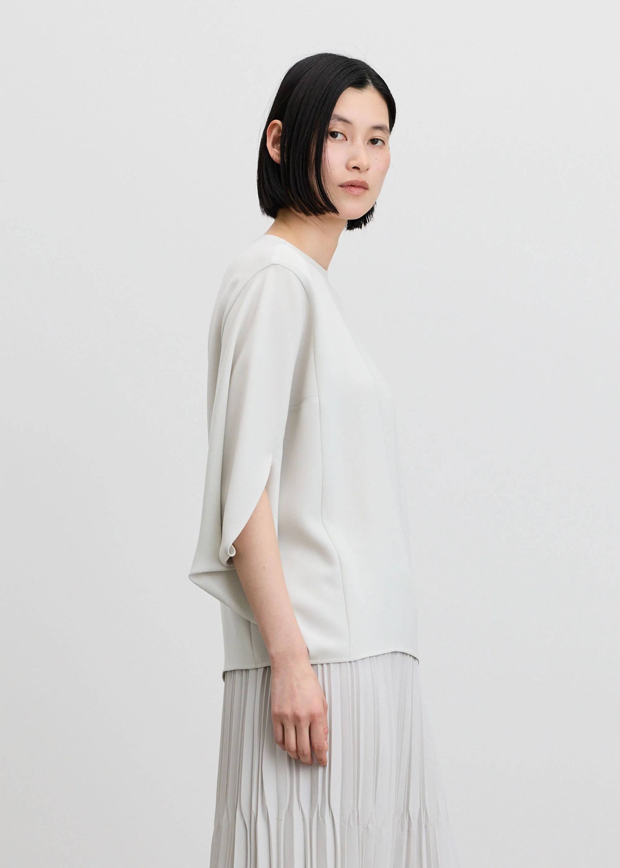 ライトクロスコクーンシルエットブラウス - Image 3