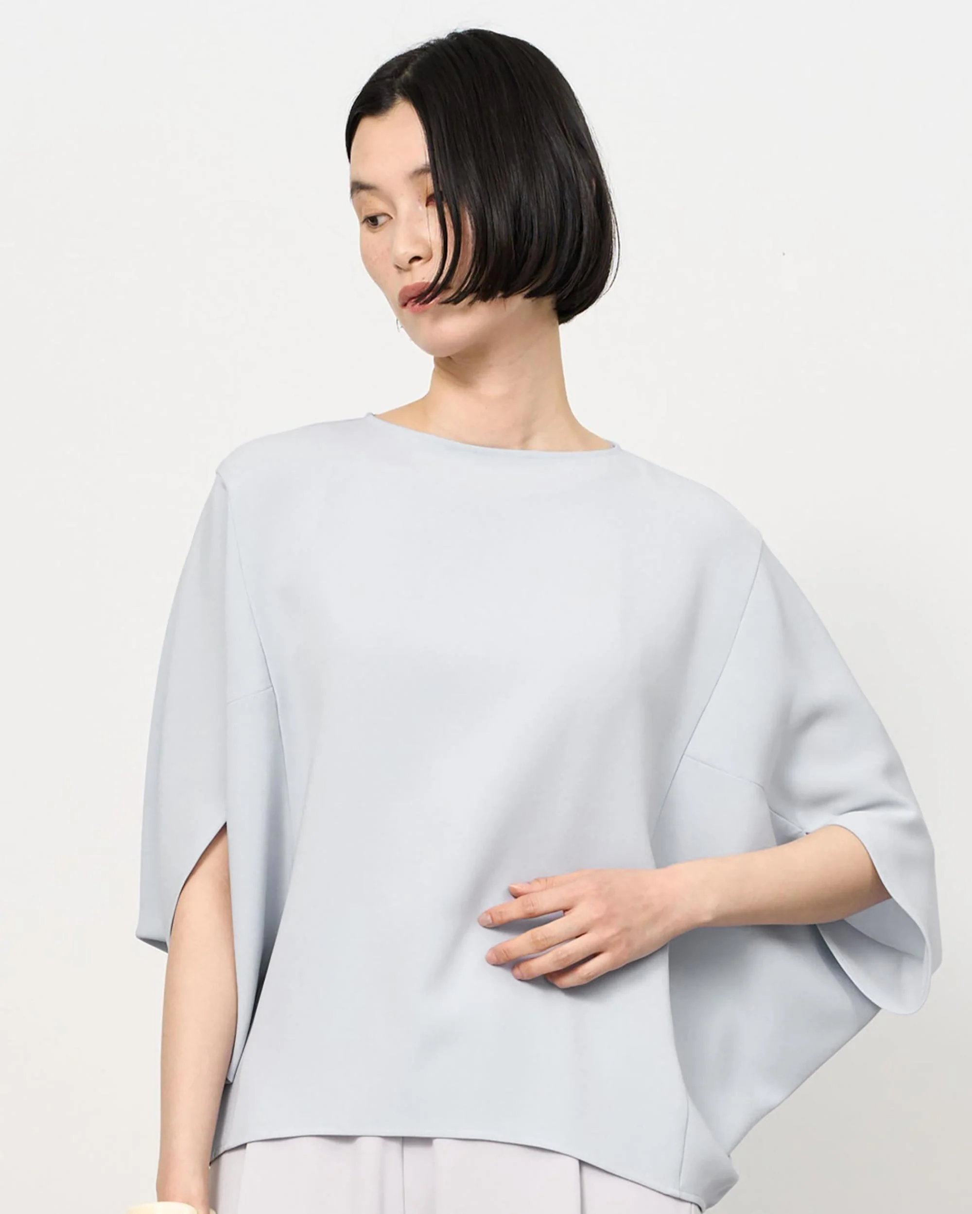 ライトクロスコクーンシルエットブラウス - Image 35