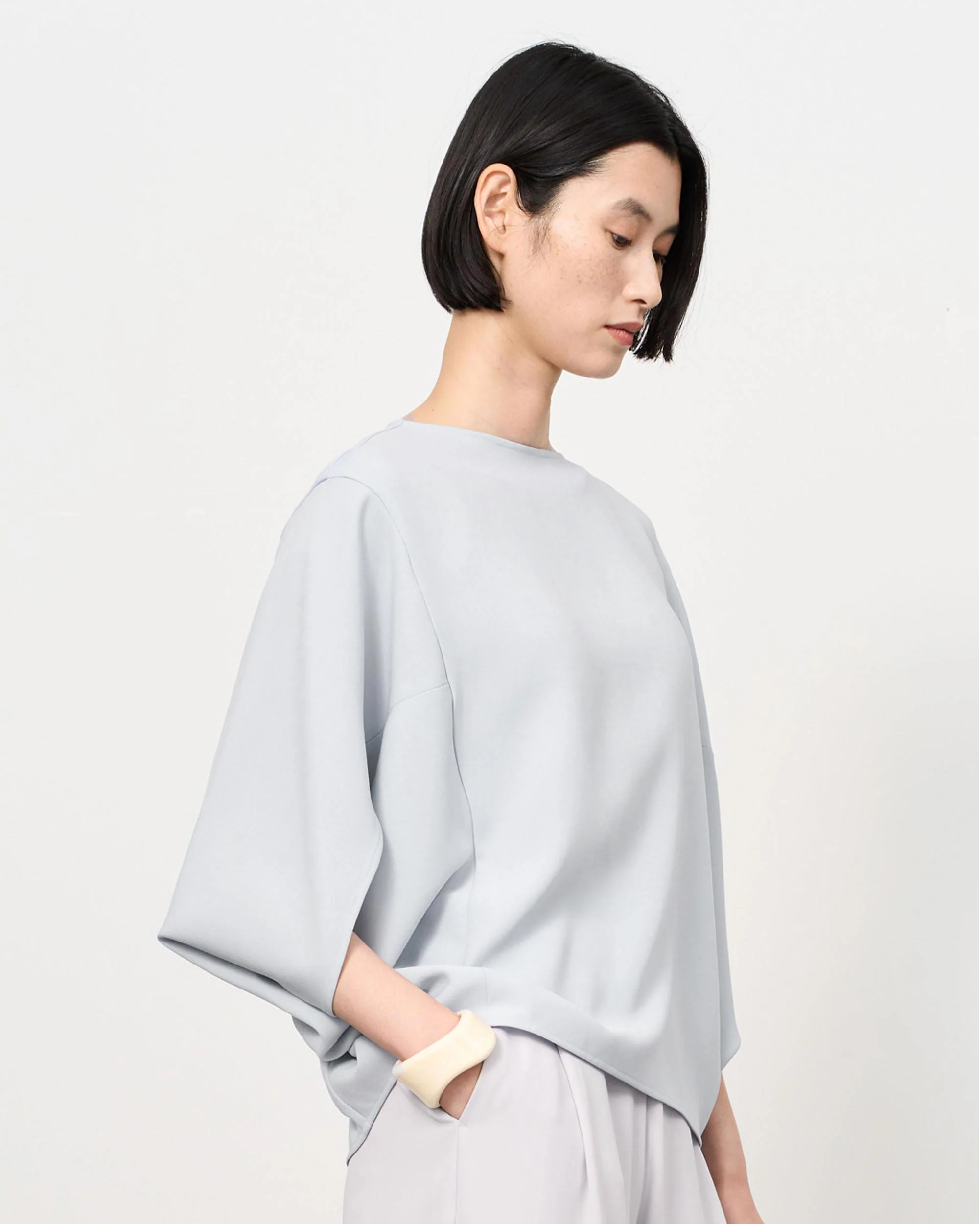 ライトクロスコクーンシルエットブラウス - Image 37