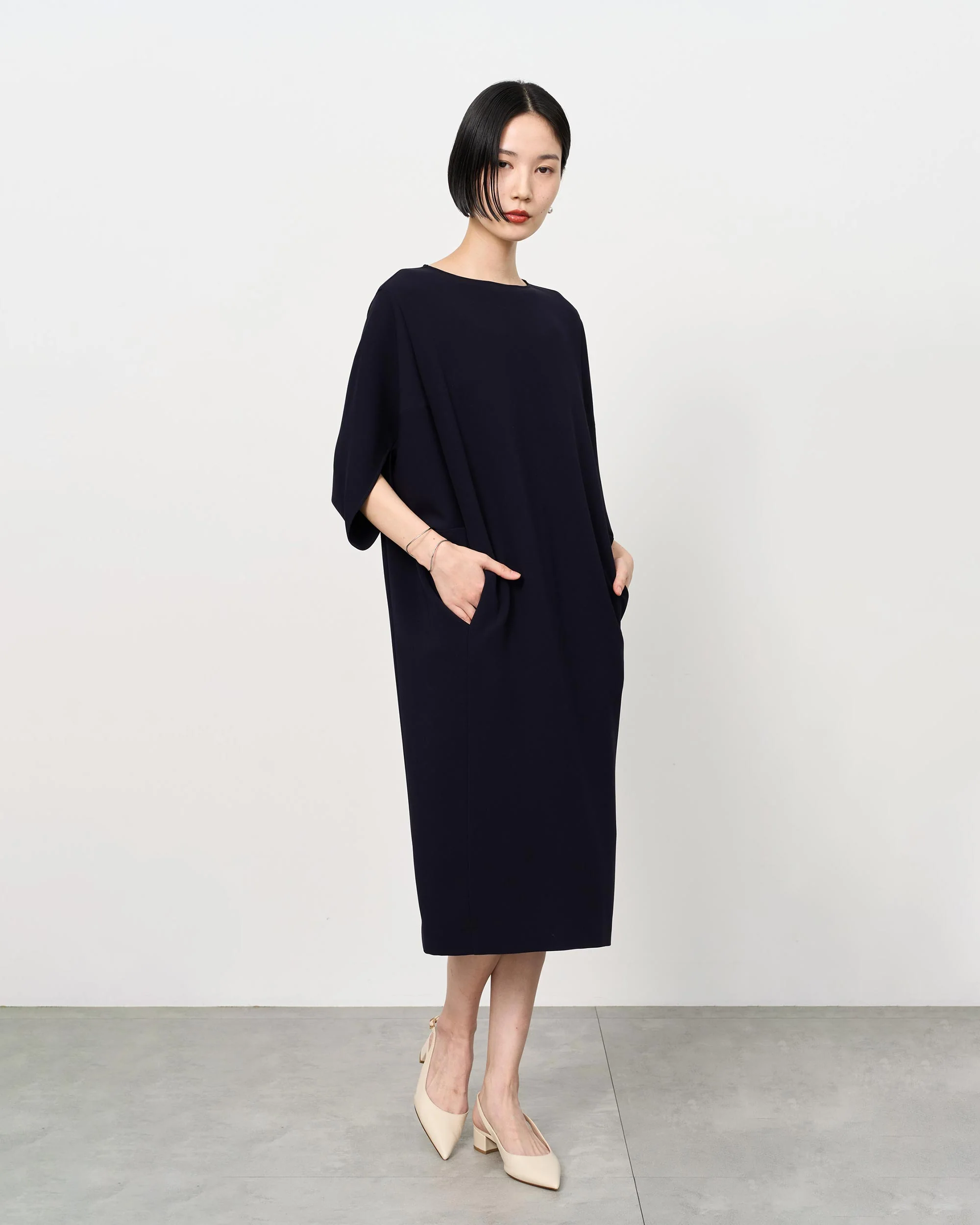 ライトクロスコクーンシルエットワンピース - Image 3