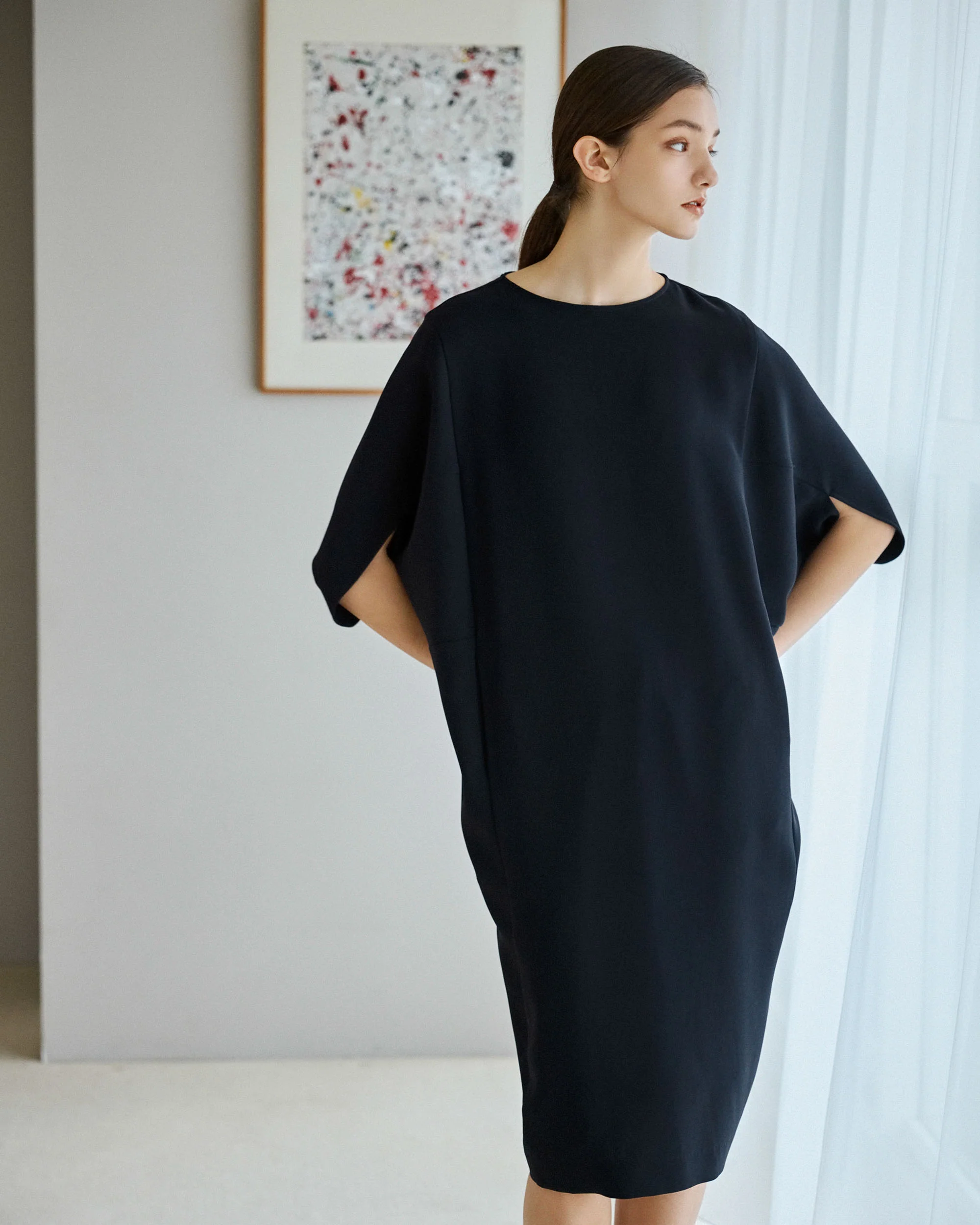 ライトクロスコクーンシルエットワンピース - Image 6