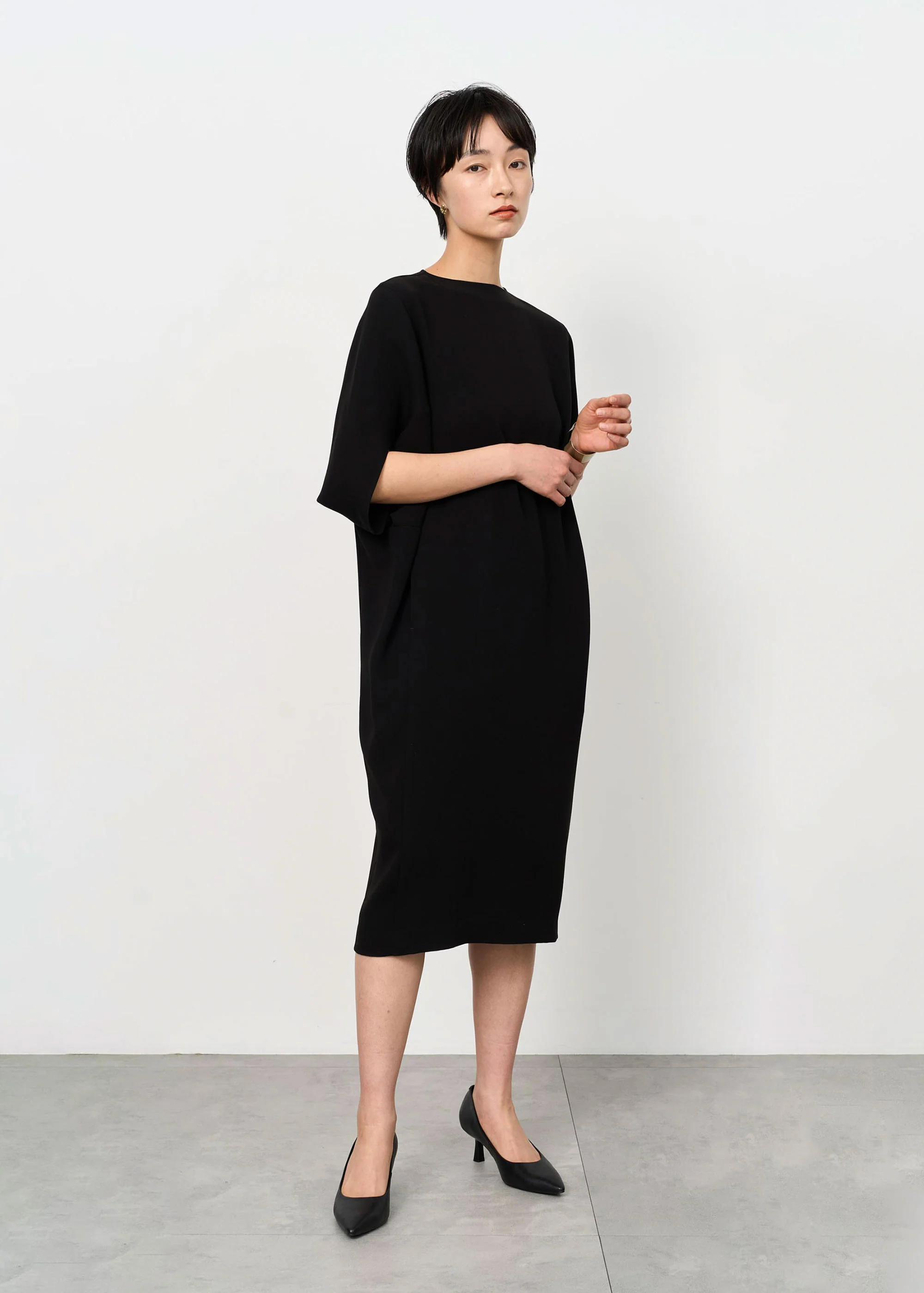 ライトクロスコクーンシルエットワンピース - Image 9