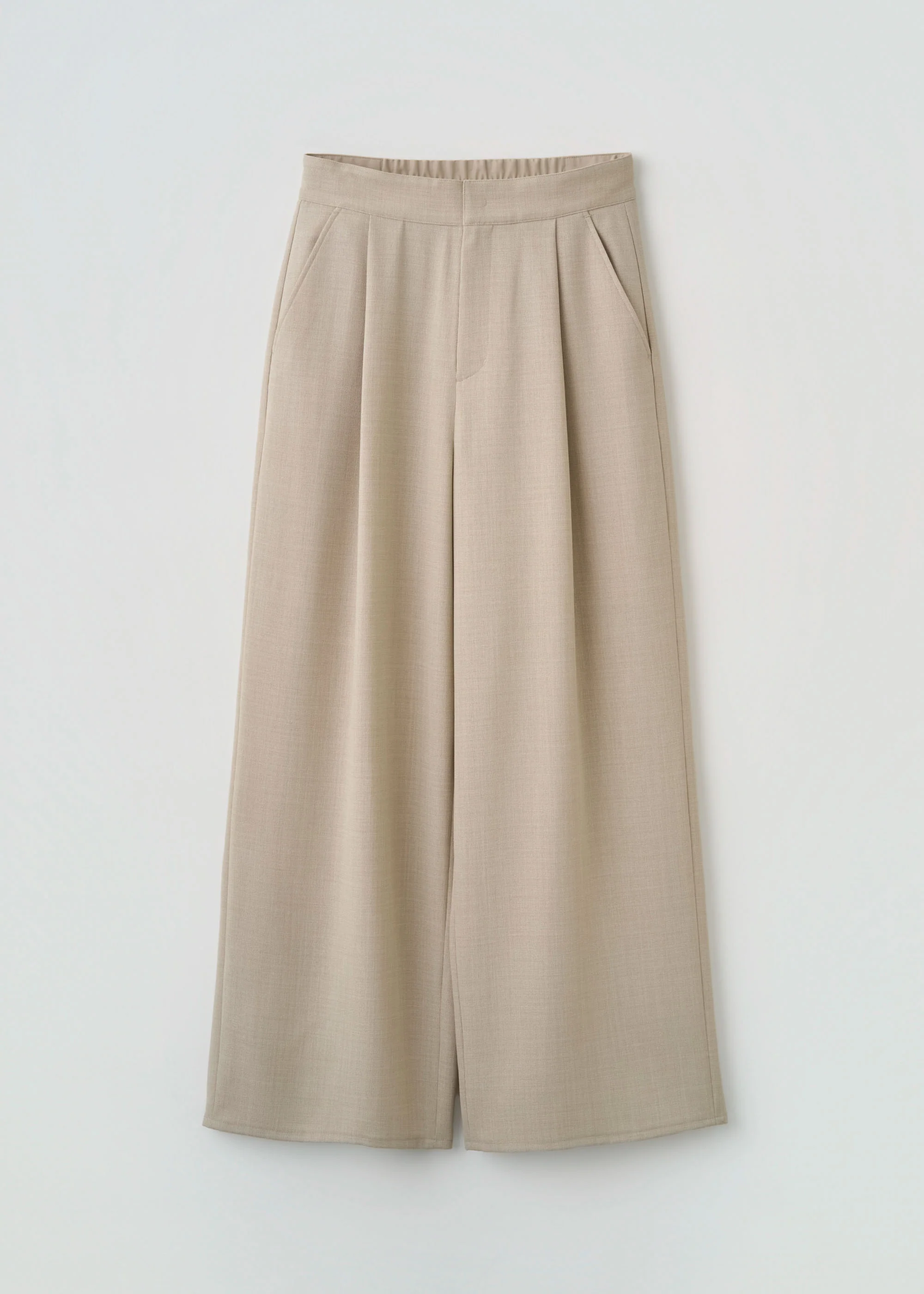 リネンライクタックワイドパンツ - Image 12