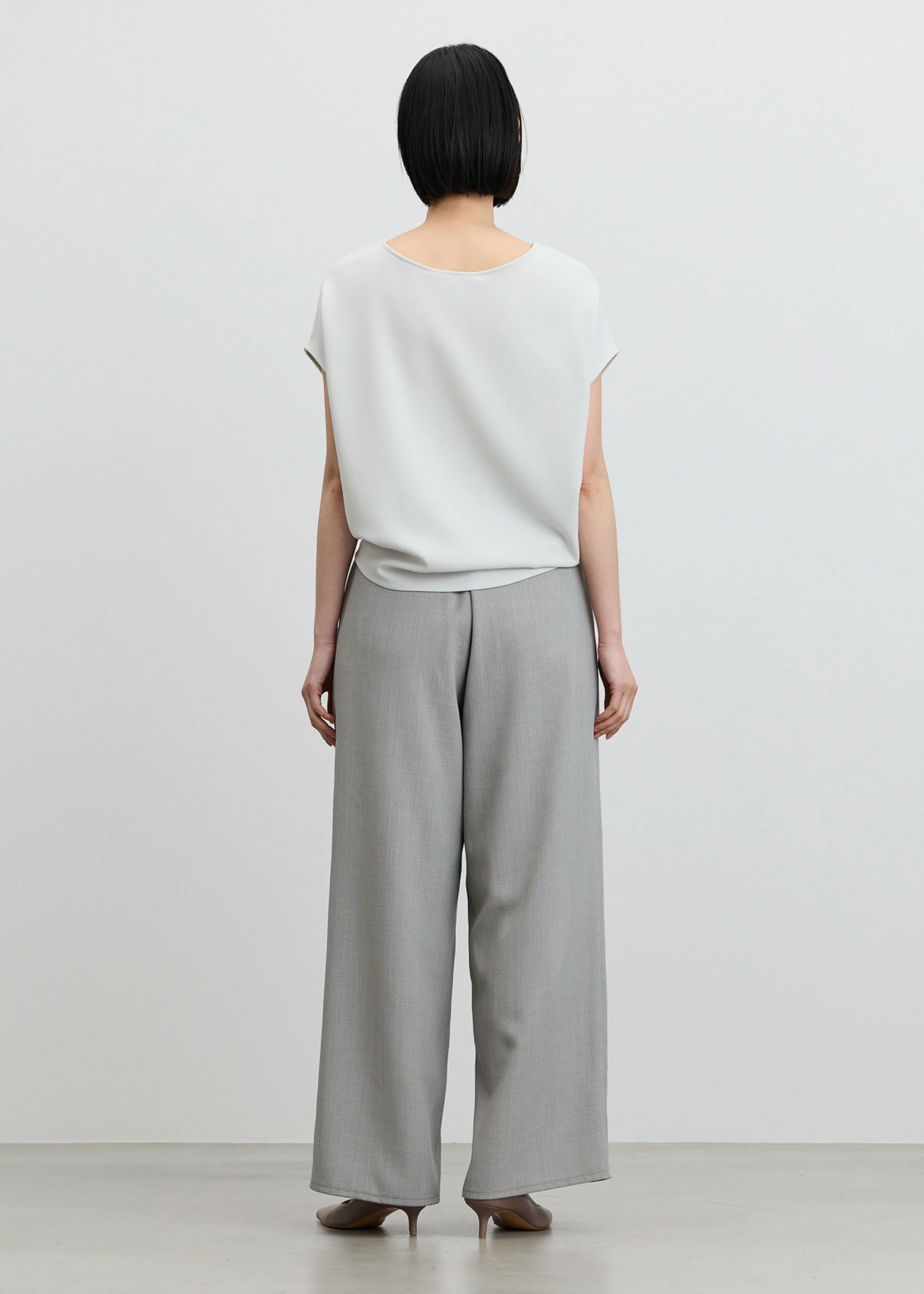 リネンライクタックワイドパンツ - Image 17