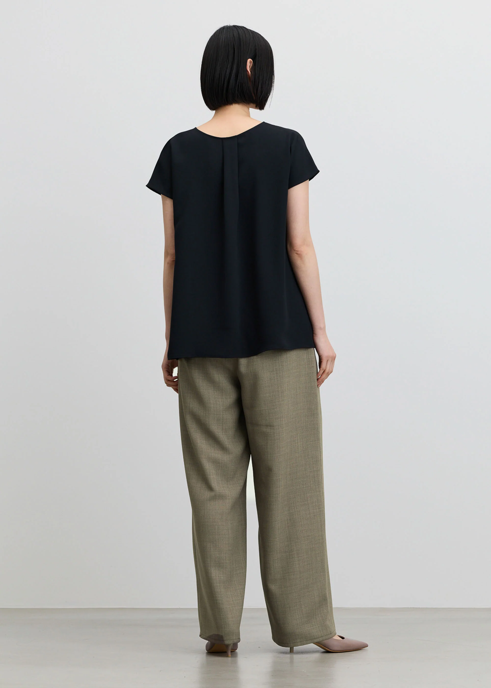 リネンライクタックワイドパンツ - Image 29