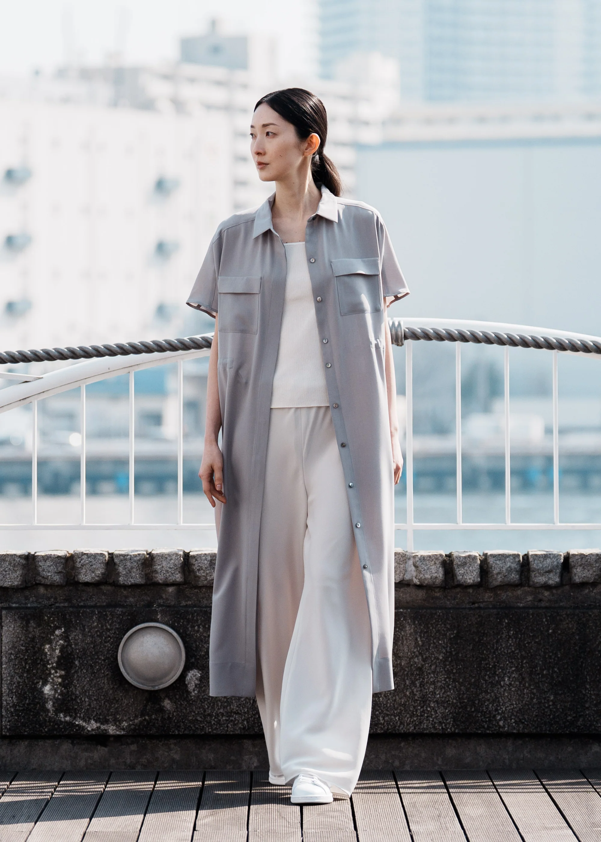 ロングシャツワンピース - Image 18