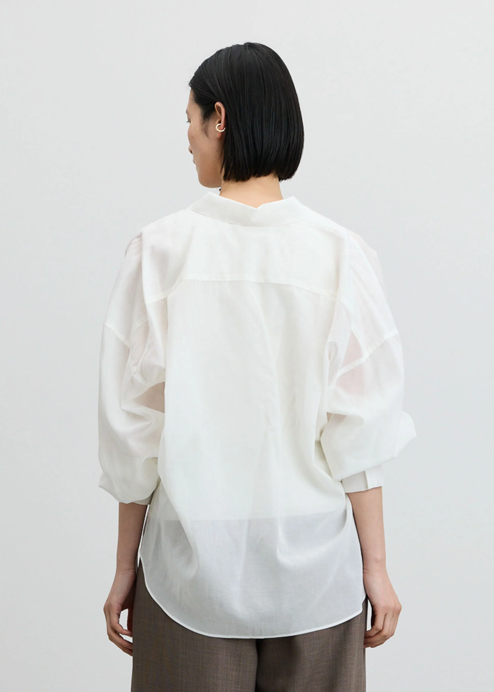 オーガニックコットンシアーシャツ - Image 26